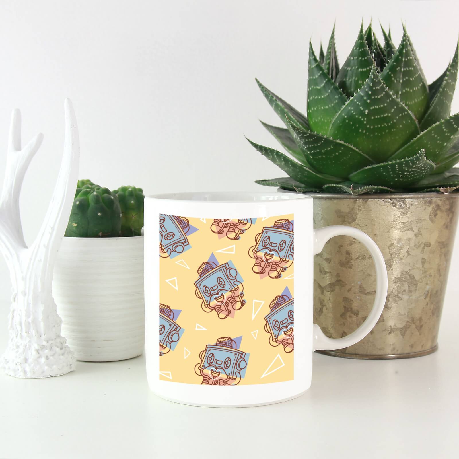 Cassette Tape Love Pattern Mug