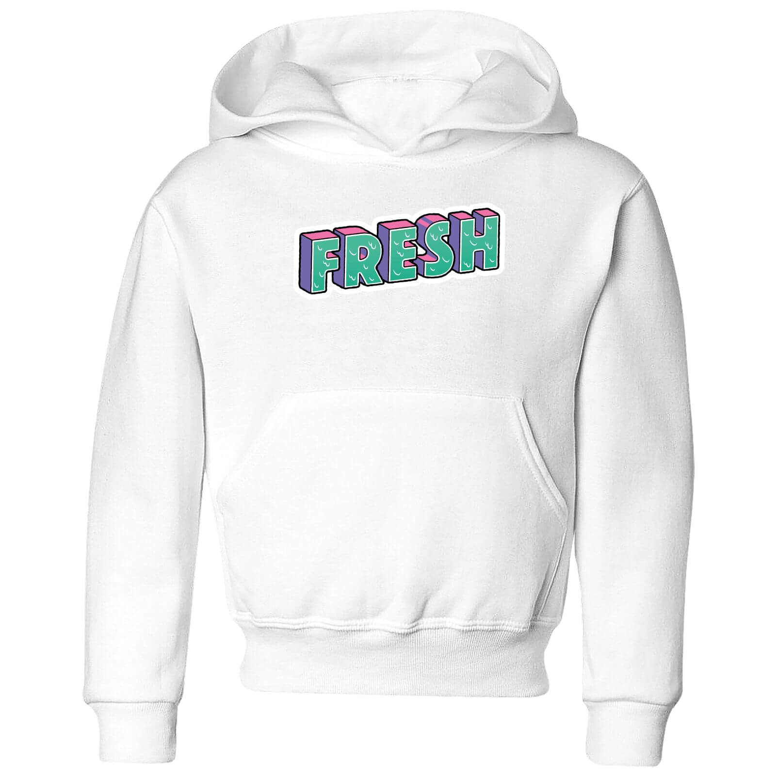 Fresh Kids' Hoodie - White - 9-10 Years - White