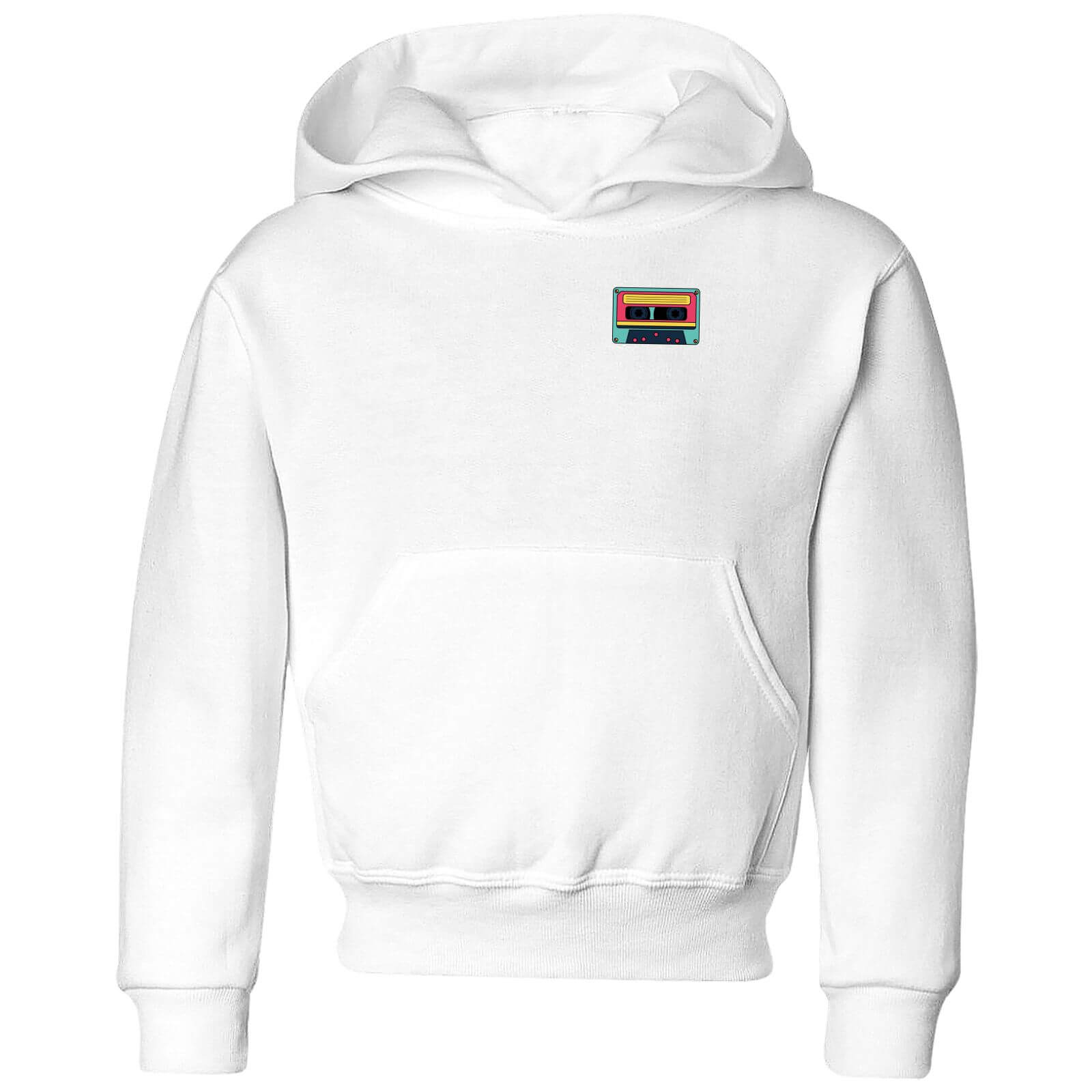 Small Tape Kids' Hoodie - White - 5-6 Years - White