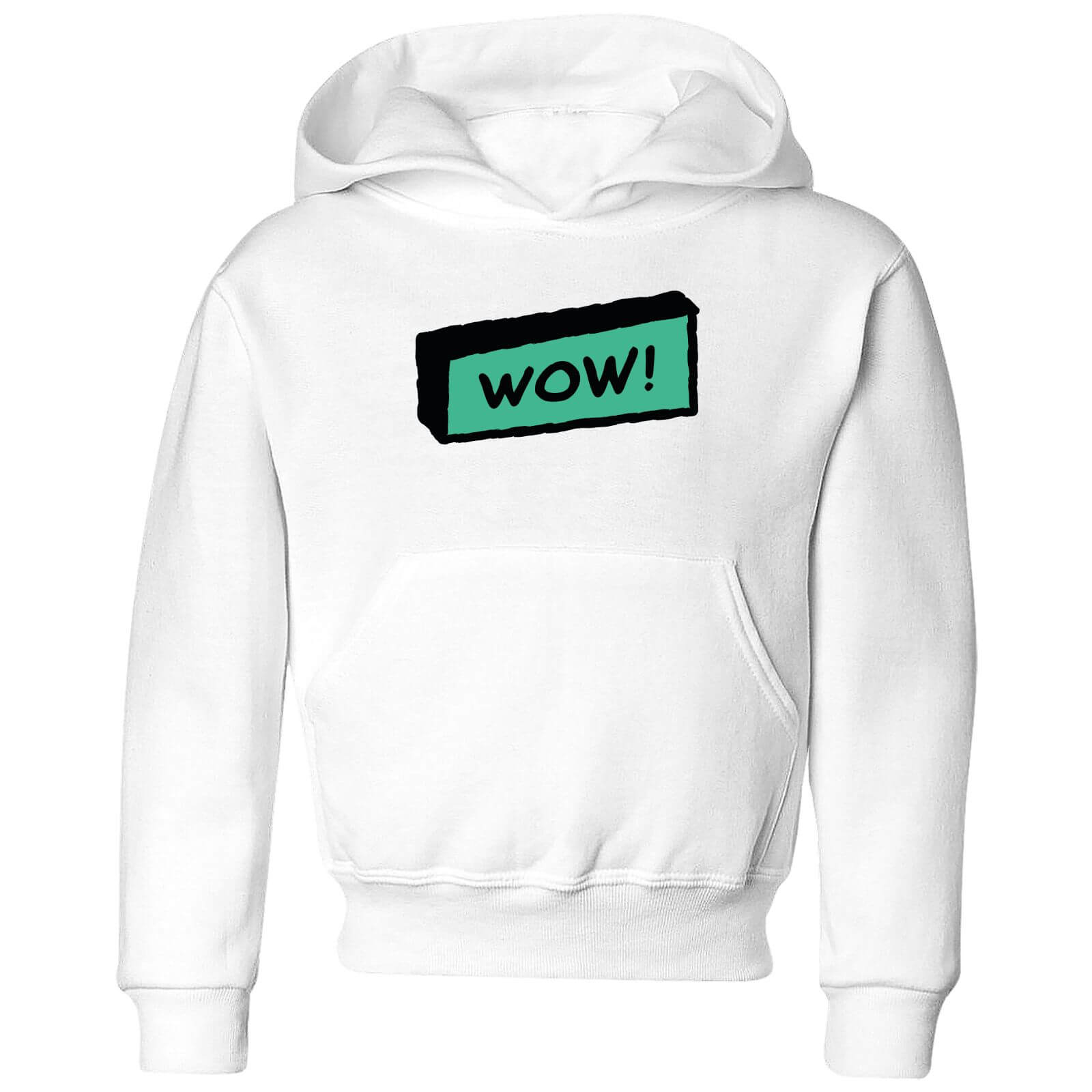 Wow! Kids' Hoodie - White - 5-6 Years - White