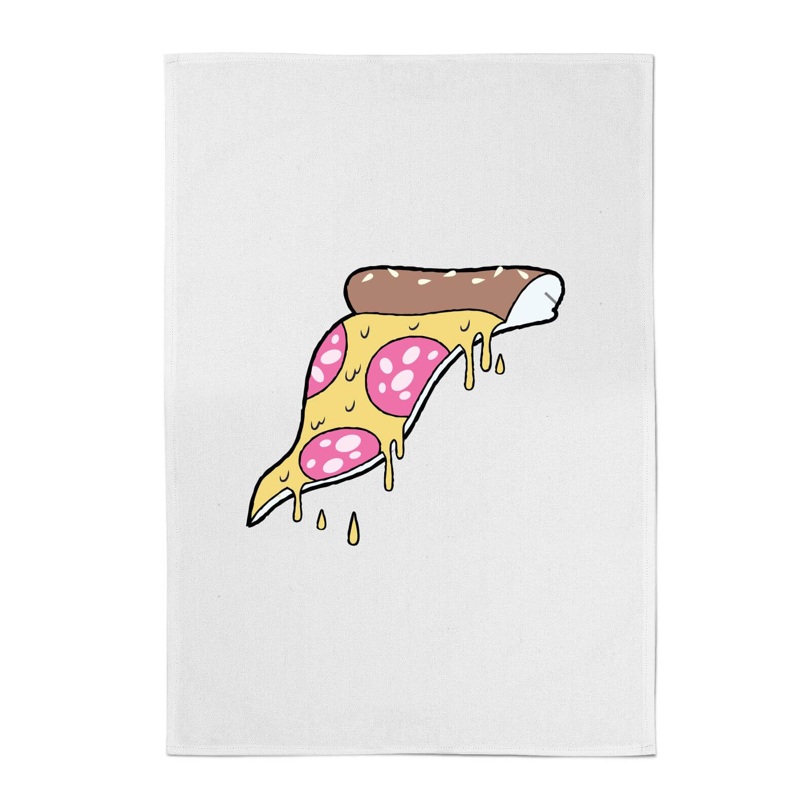 Dripping Pizza Cotton Tea Towel