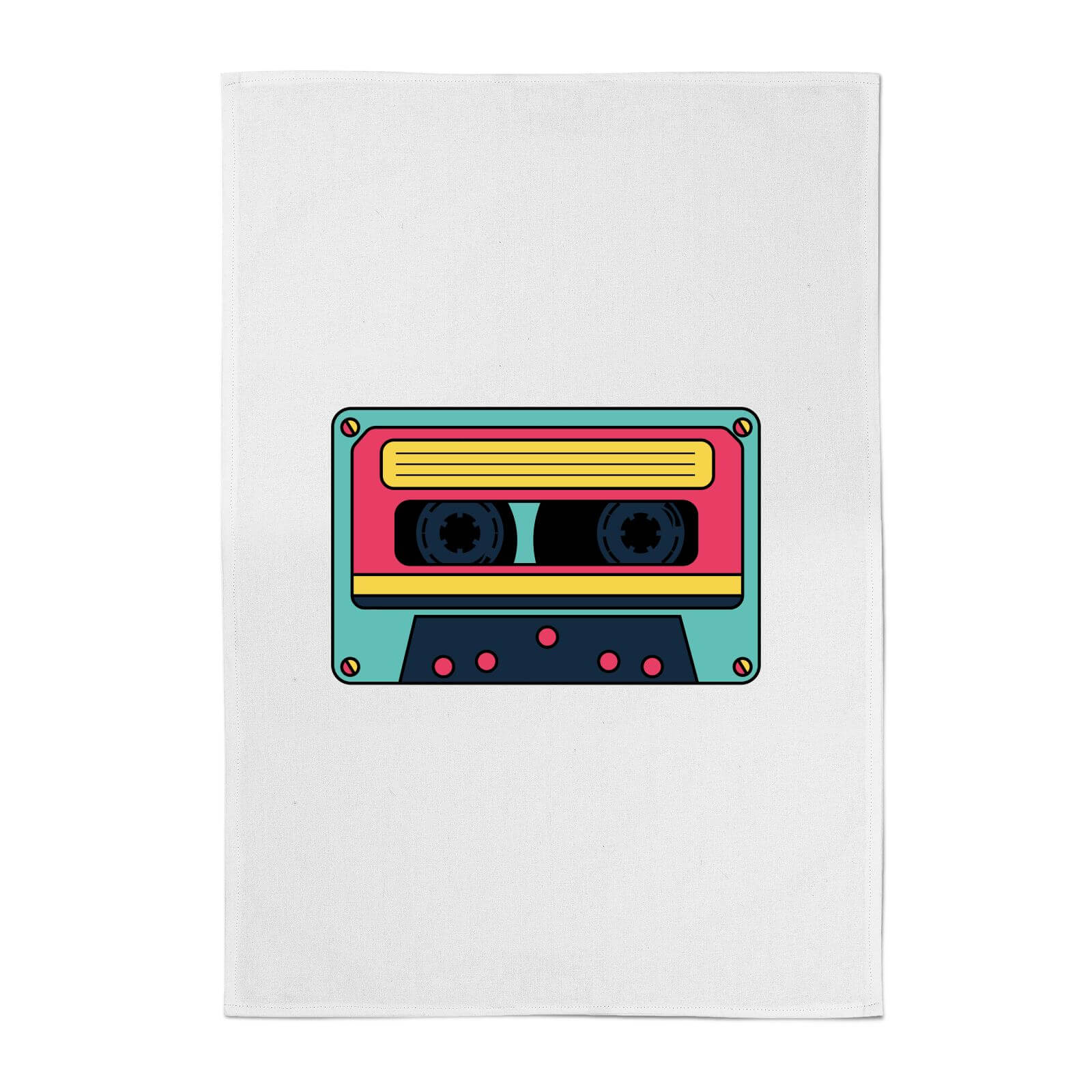 Cassette Tape Cotton Tea Towel