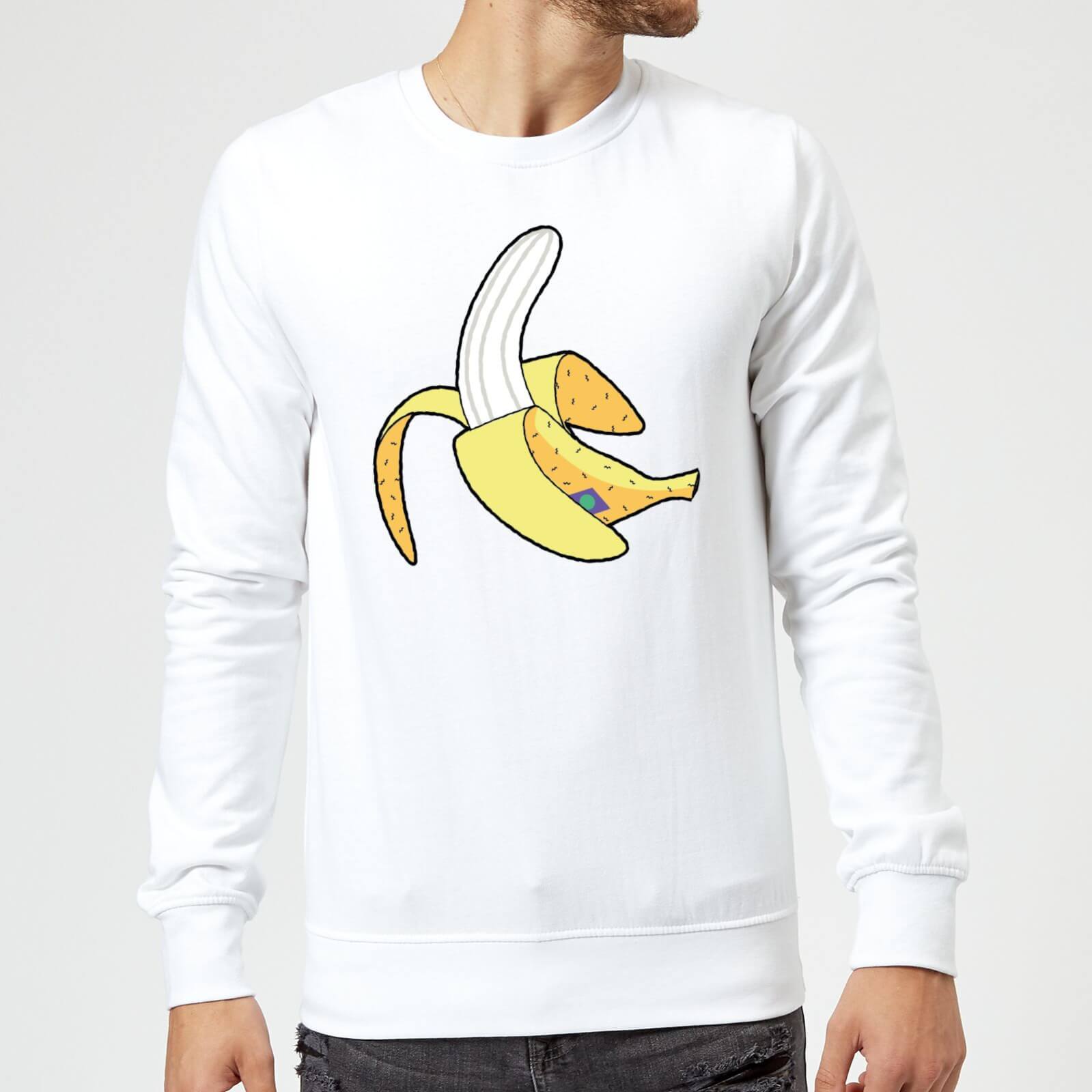 Banana Sweatshirt - White - M - White
