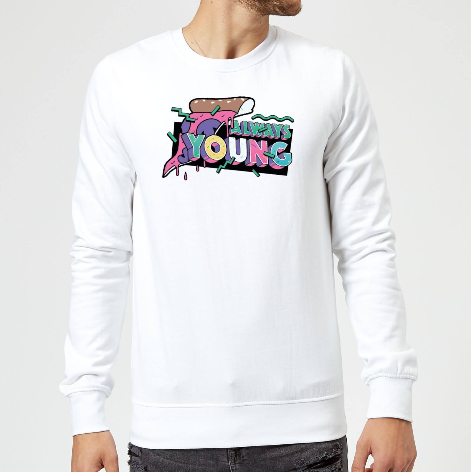 Always Young Sweatshirt - White - S - White