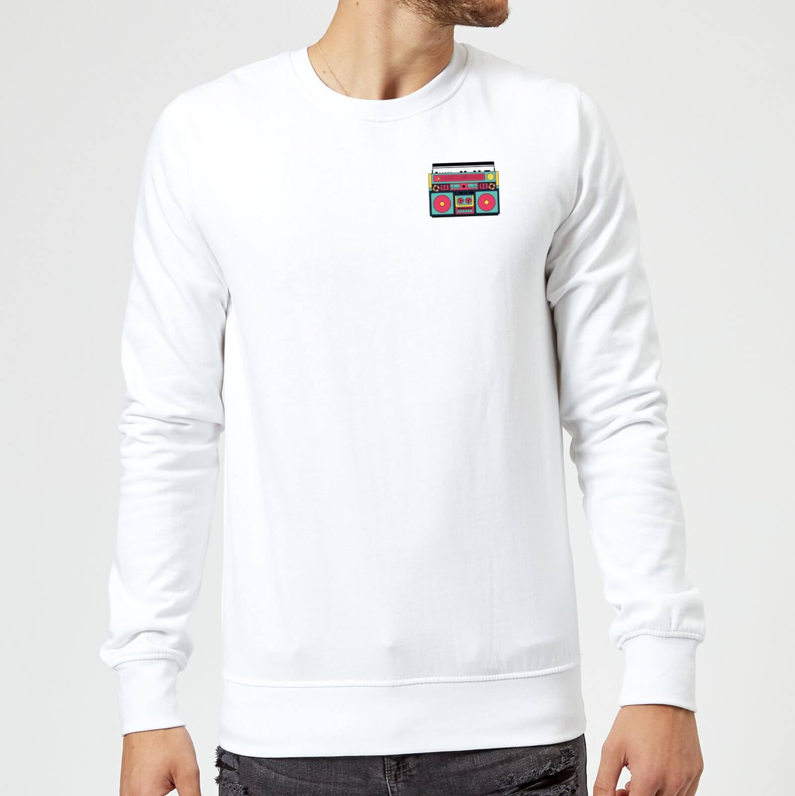 Small Boombox Sweatshirt - White - XXL - White