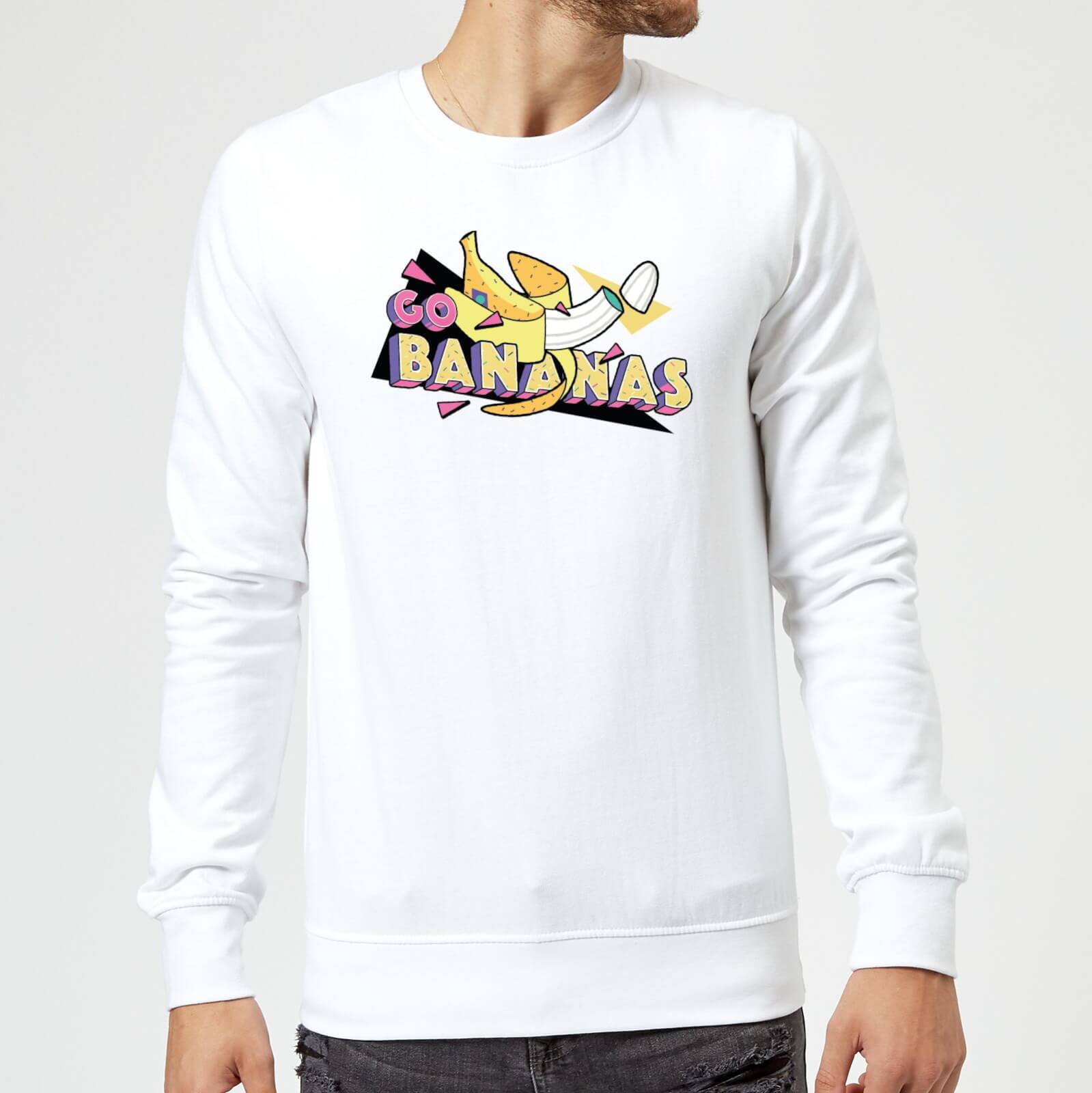Go Bananas Sweatshirt - White - S - White