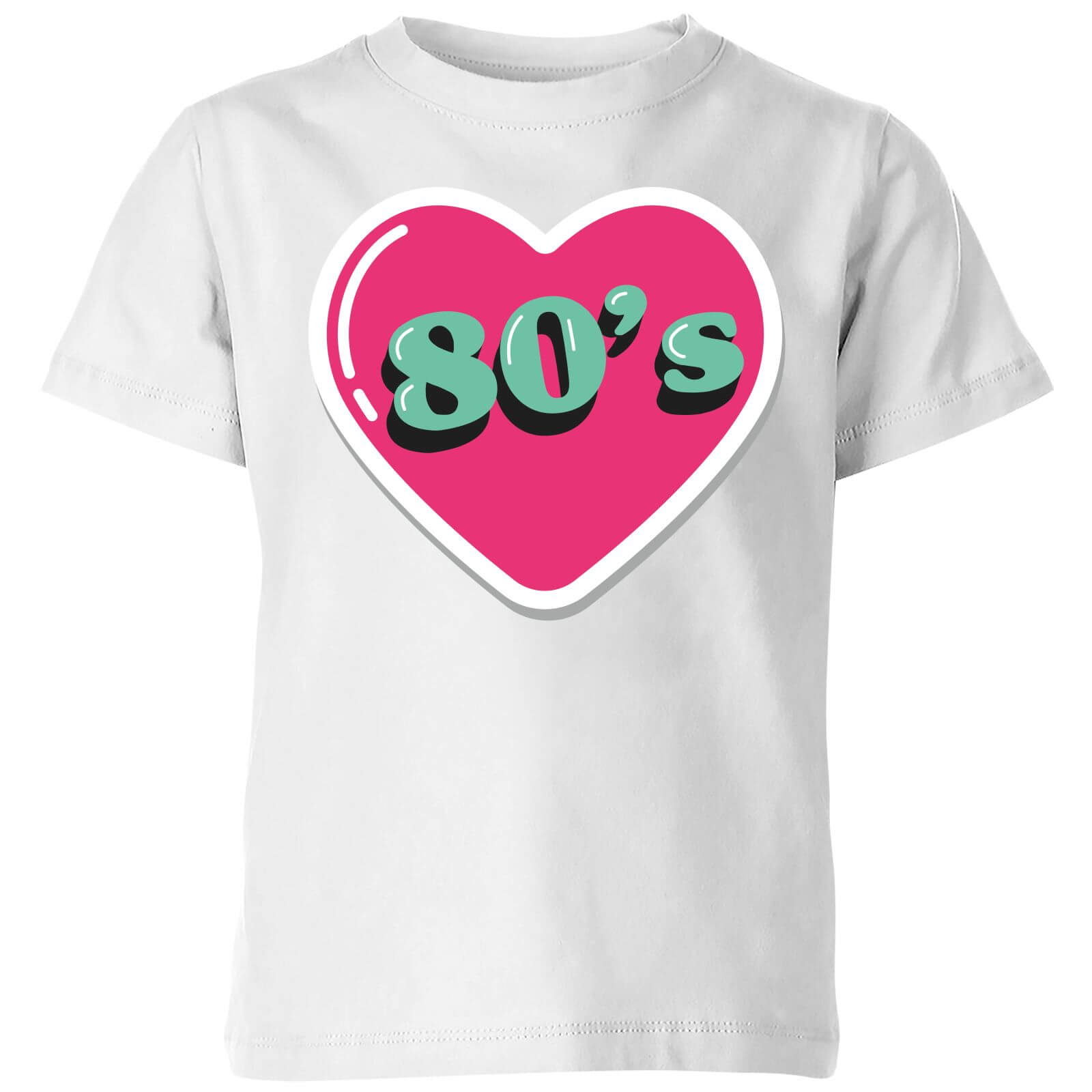 80s Love Kids' T-Shirt - White - 5-6 Years - White