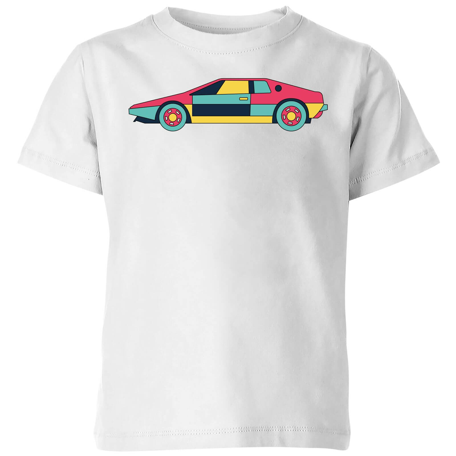 Classic Sports Car Kids' T-Shirt - White - 3-4 Years - White