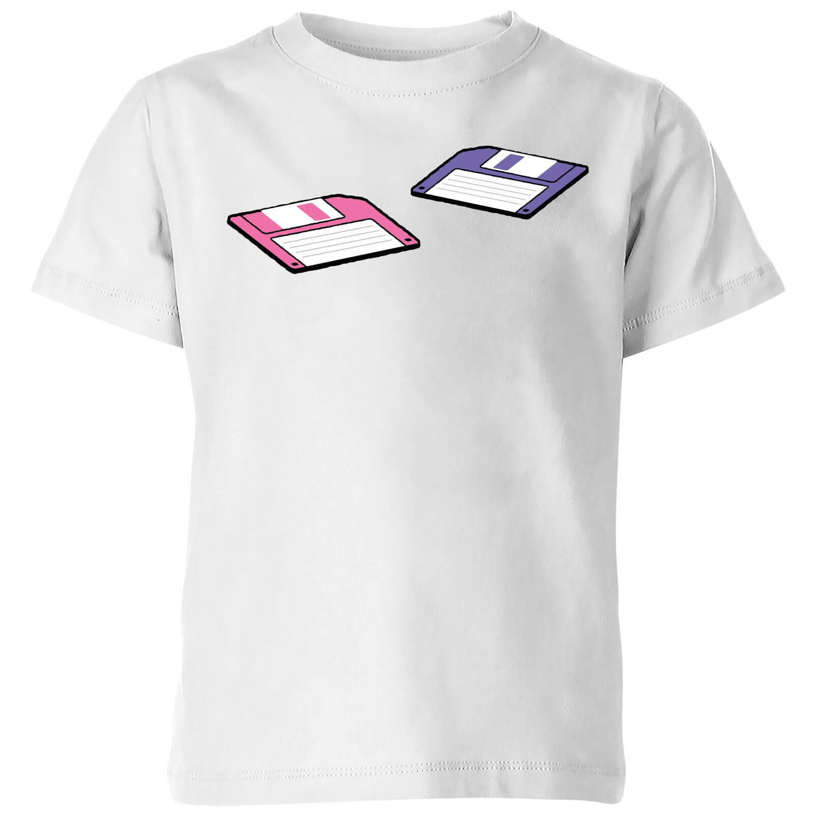 Floppy Disks Kids' T-Shirt - White - 3-4 Years - White