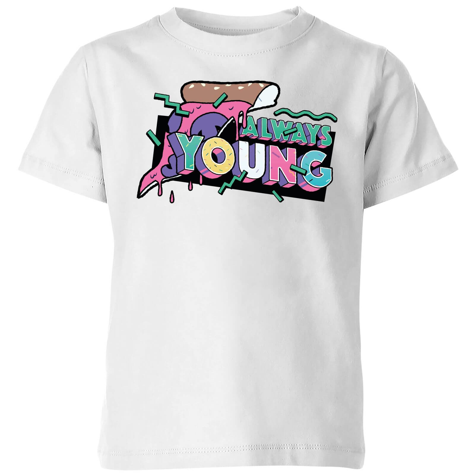 Always Young Kids' T-Shirt - White - 3-4 Years - White