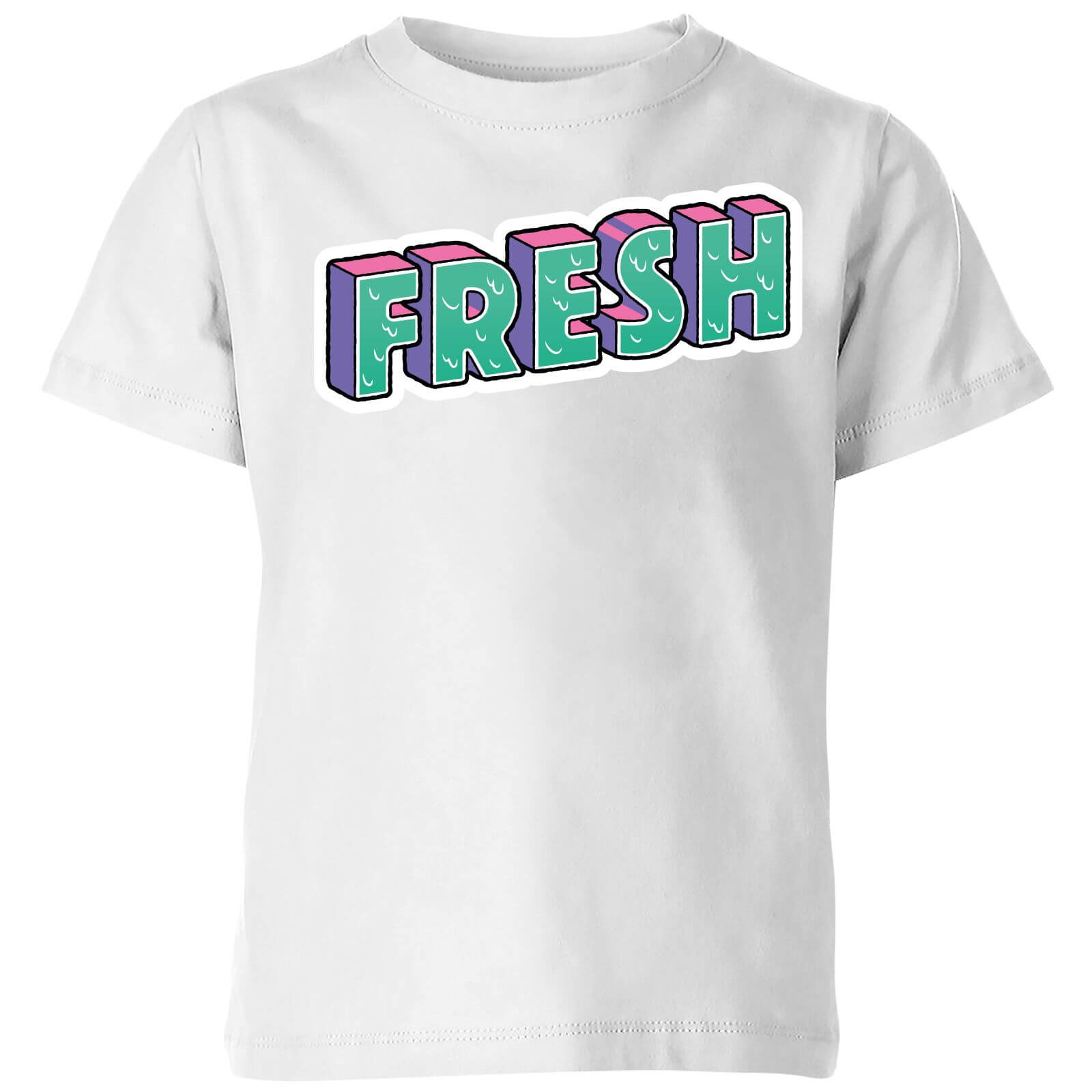 Fresh Kids' T-Shirt - White - 7-8 Years - White