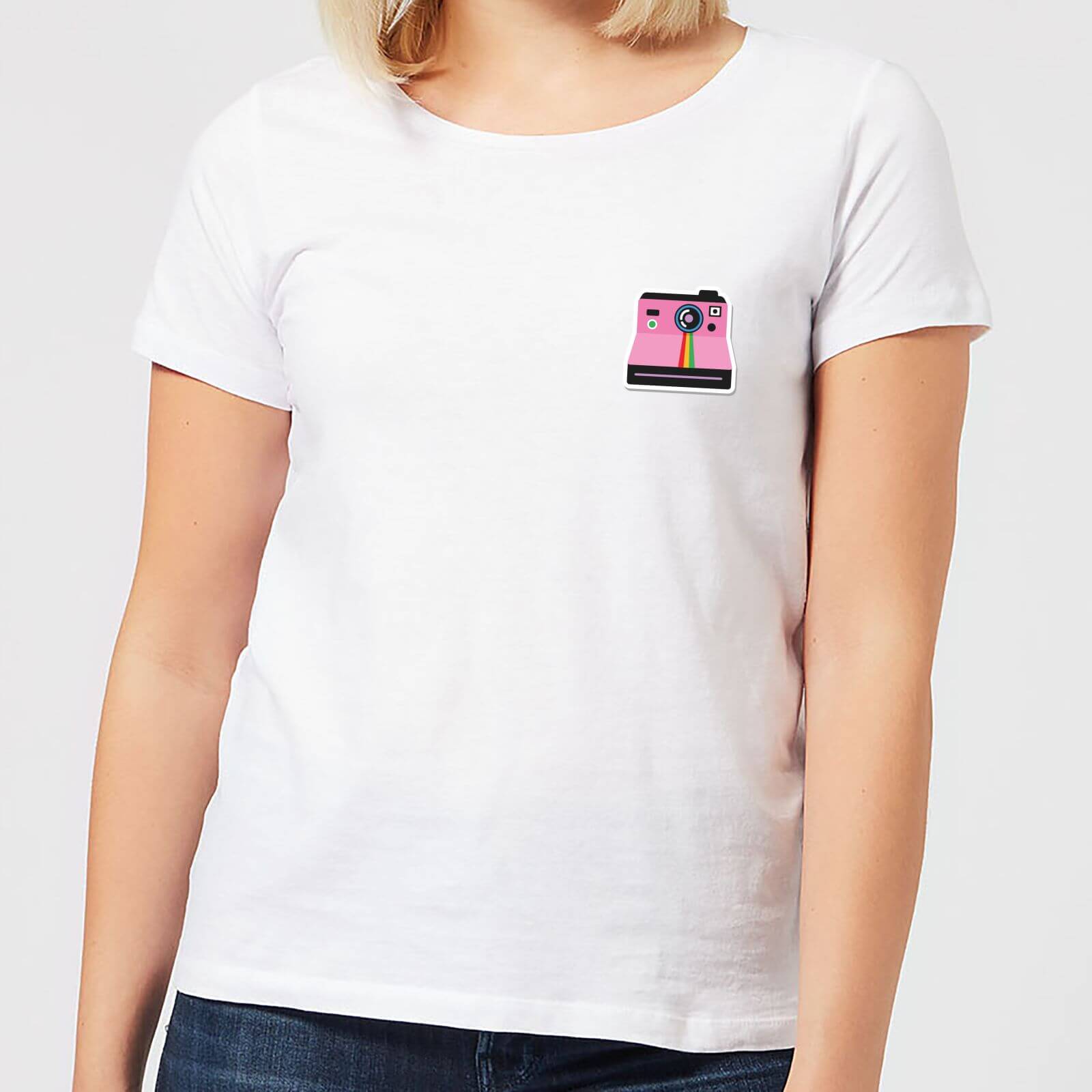 Small Polaroid Women's T-Shirt - White - L - White