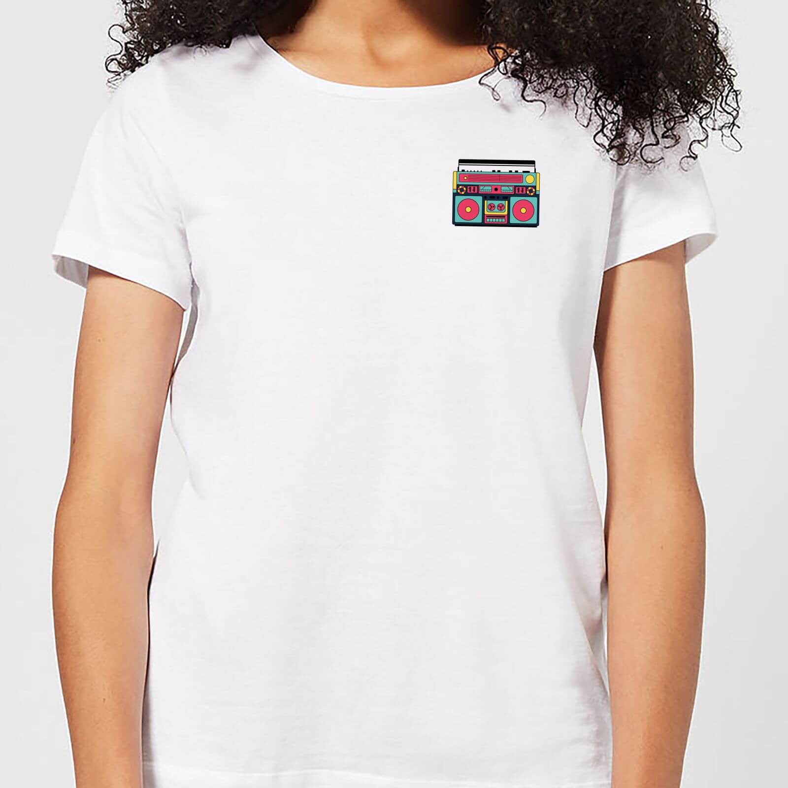 Small Boombox Women's T-Shirt - White - S - White