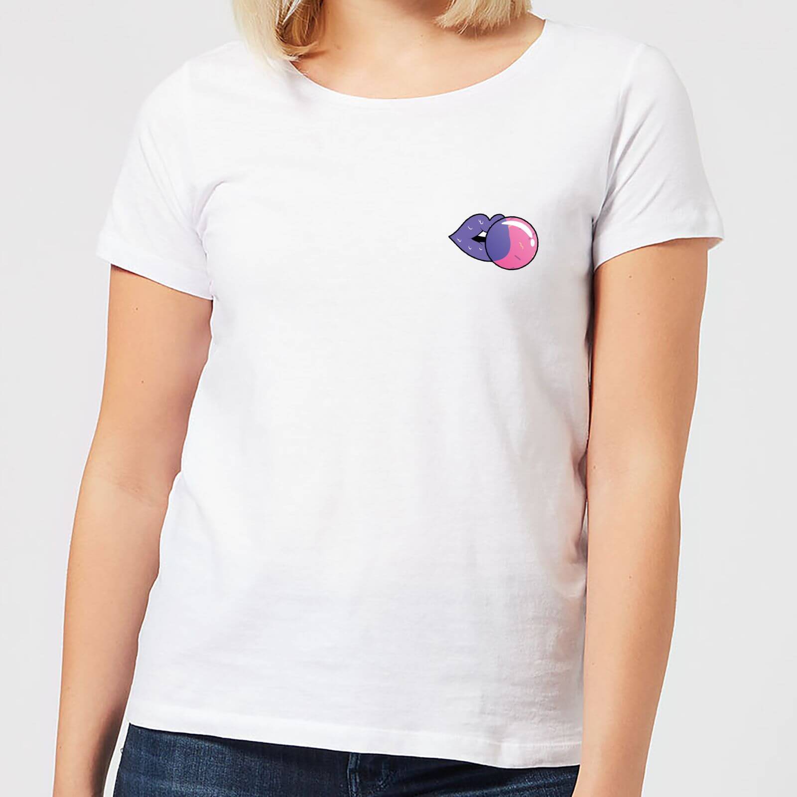 Small Bubblegum Women's T-Shirt - White - XXL - White