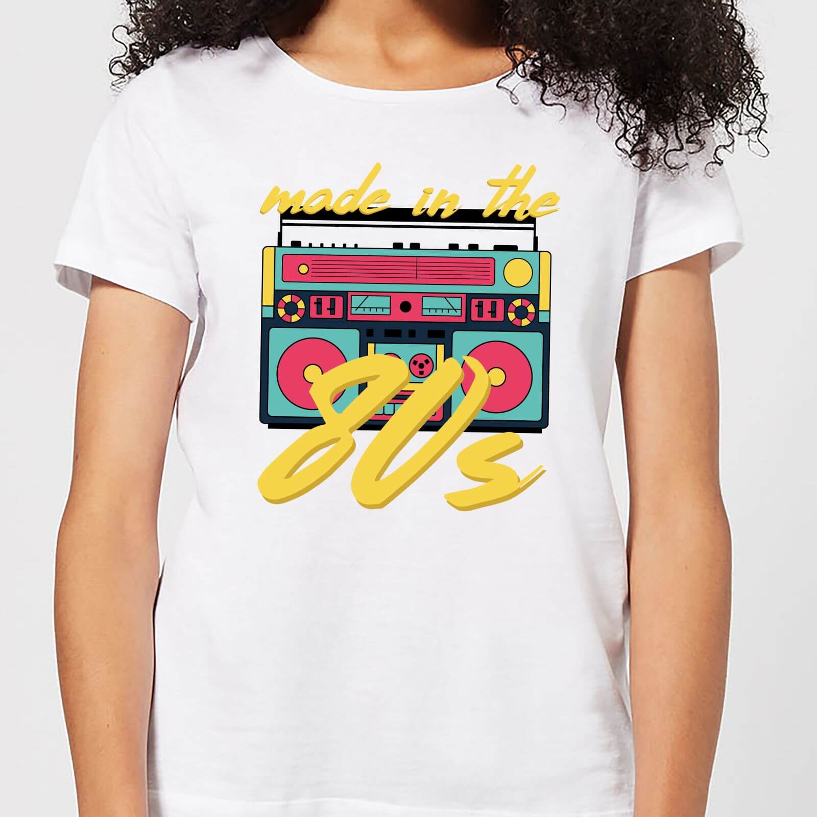 Made In The 80s Boombox Women's T-Shirt - White - S - White