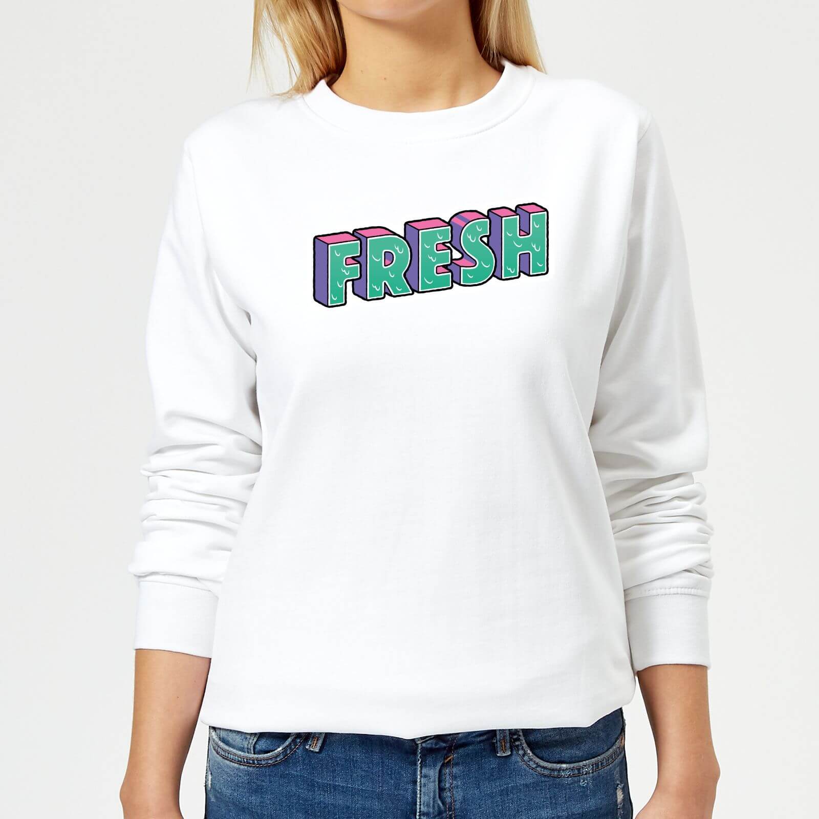 Fresh Women's Sweatshirt - White - S - White