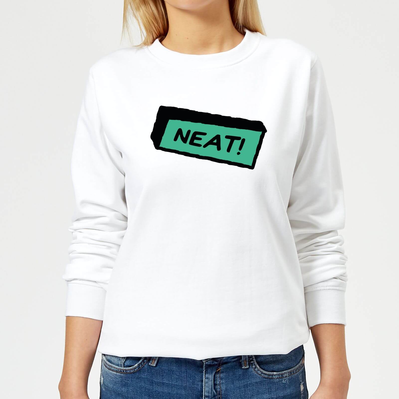 Neat! Women's Sweatshirt - White - XS - White