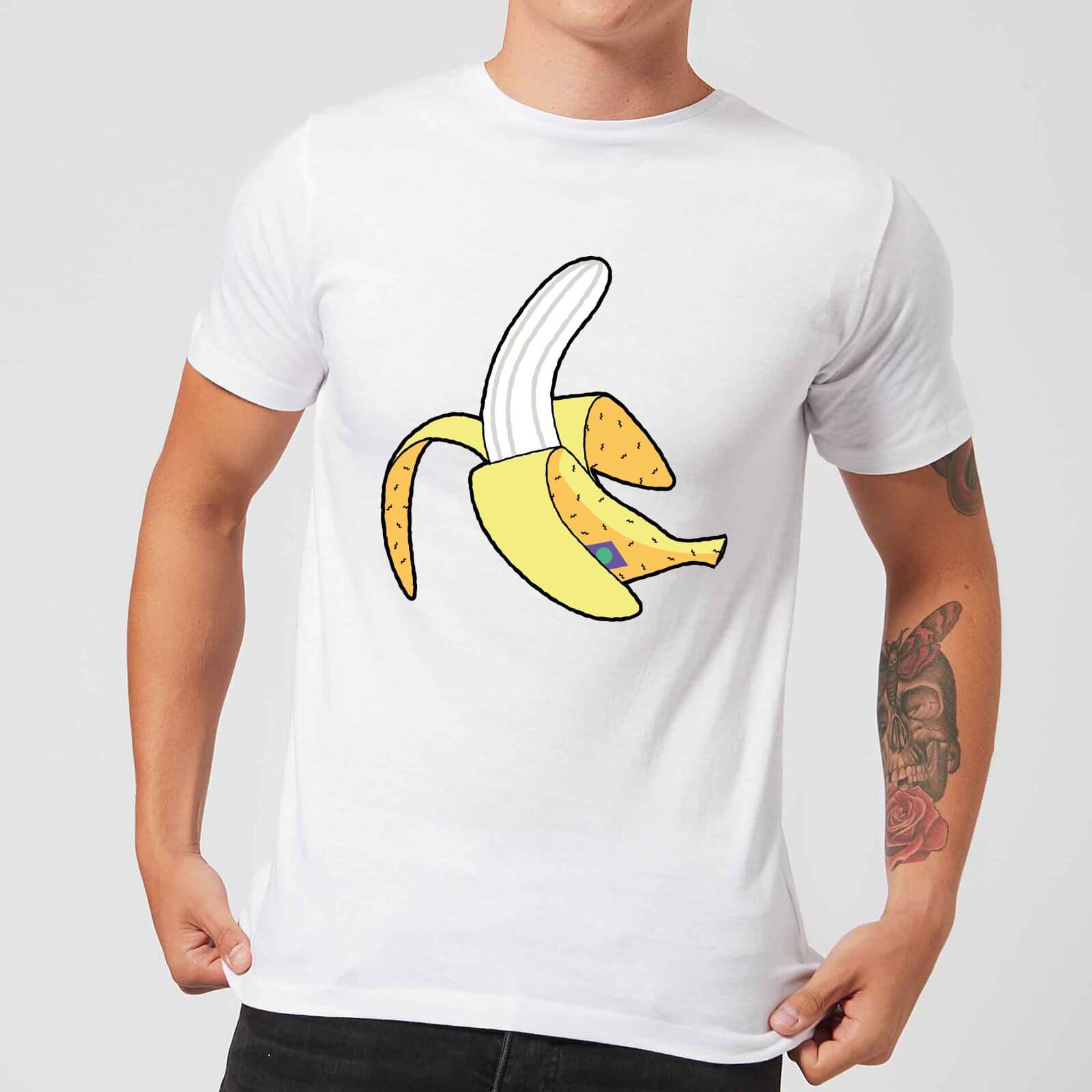 Banana Men's T-Shirt - White - M - White