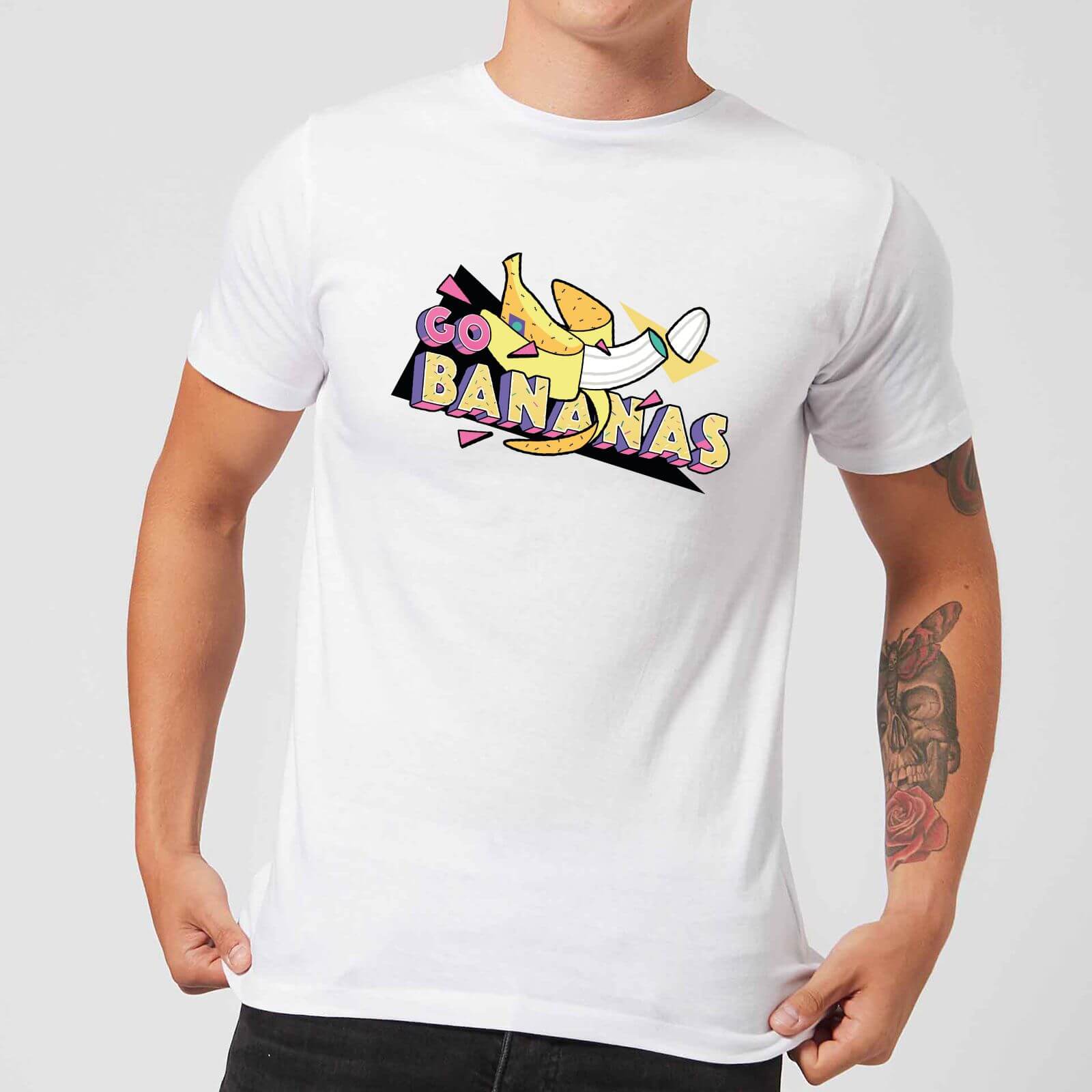 Go Bananas Men's T-Shirt - White - M - White