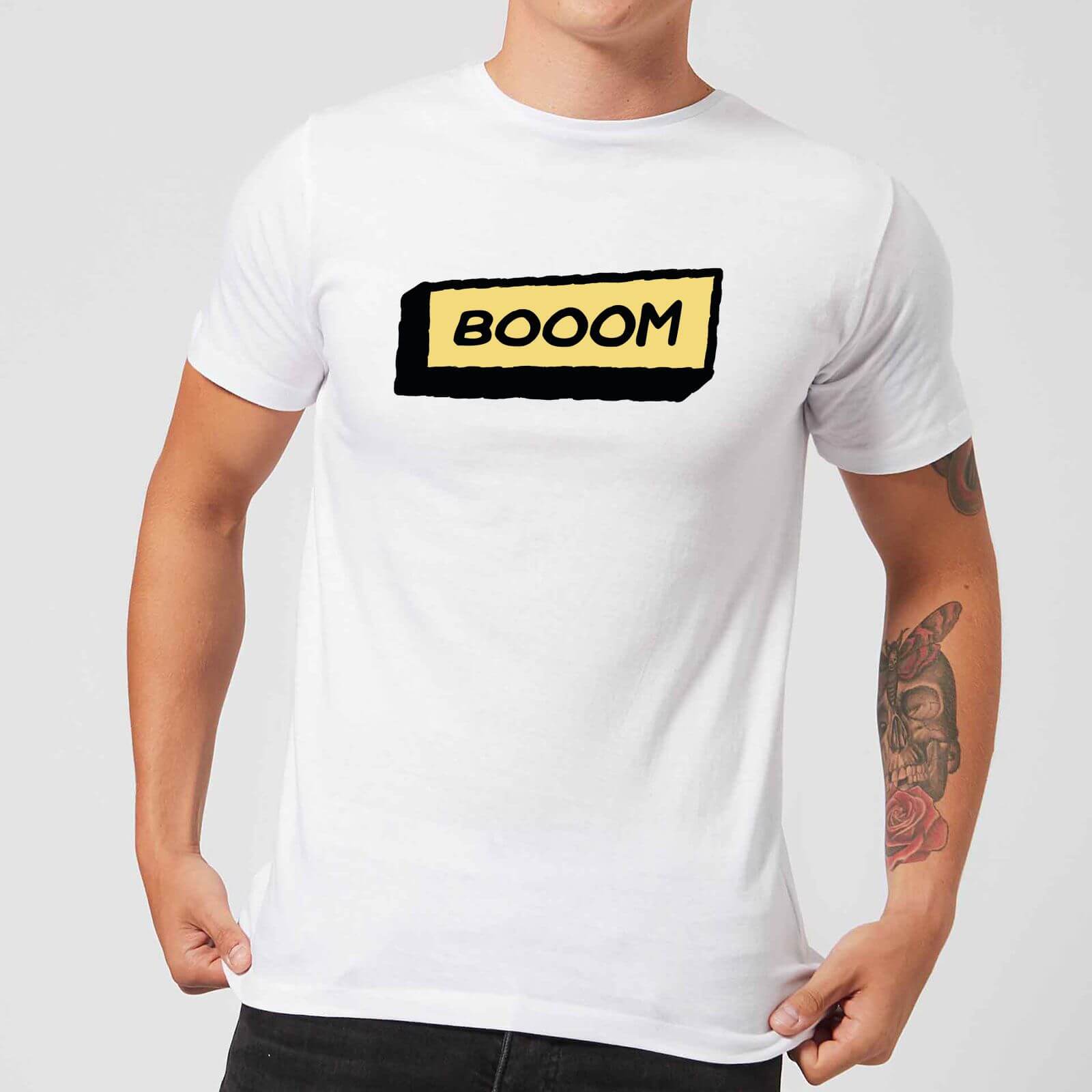 Booom Men's T-Shirt - White - M - White