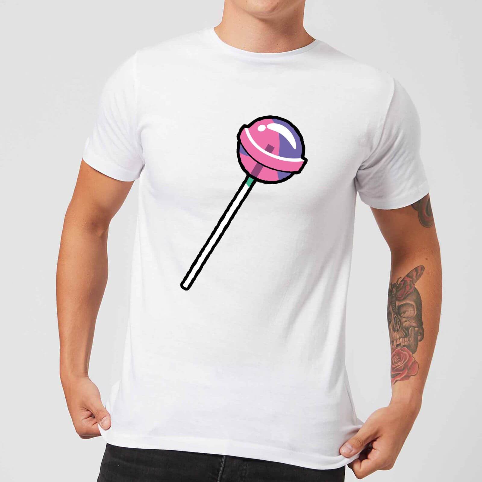 Lollypop Men's T-Shirt - White - S - White
