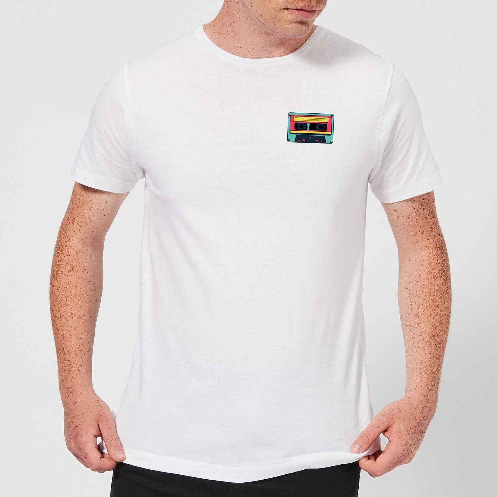 Small Tape Men's T-Shirt - White - S - White