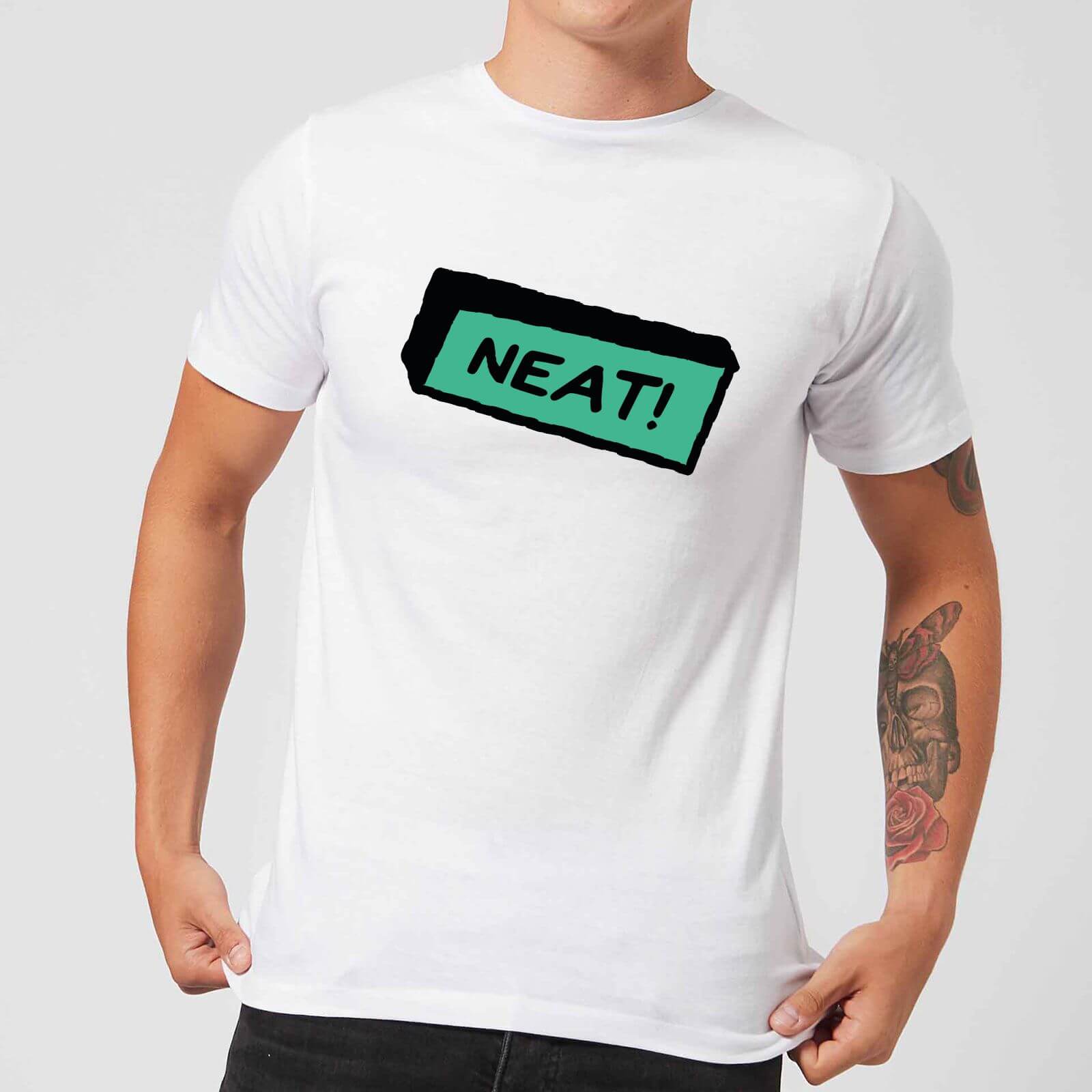 Neat! Men's T-Shirt - White - M - White