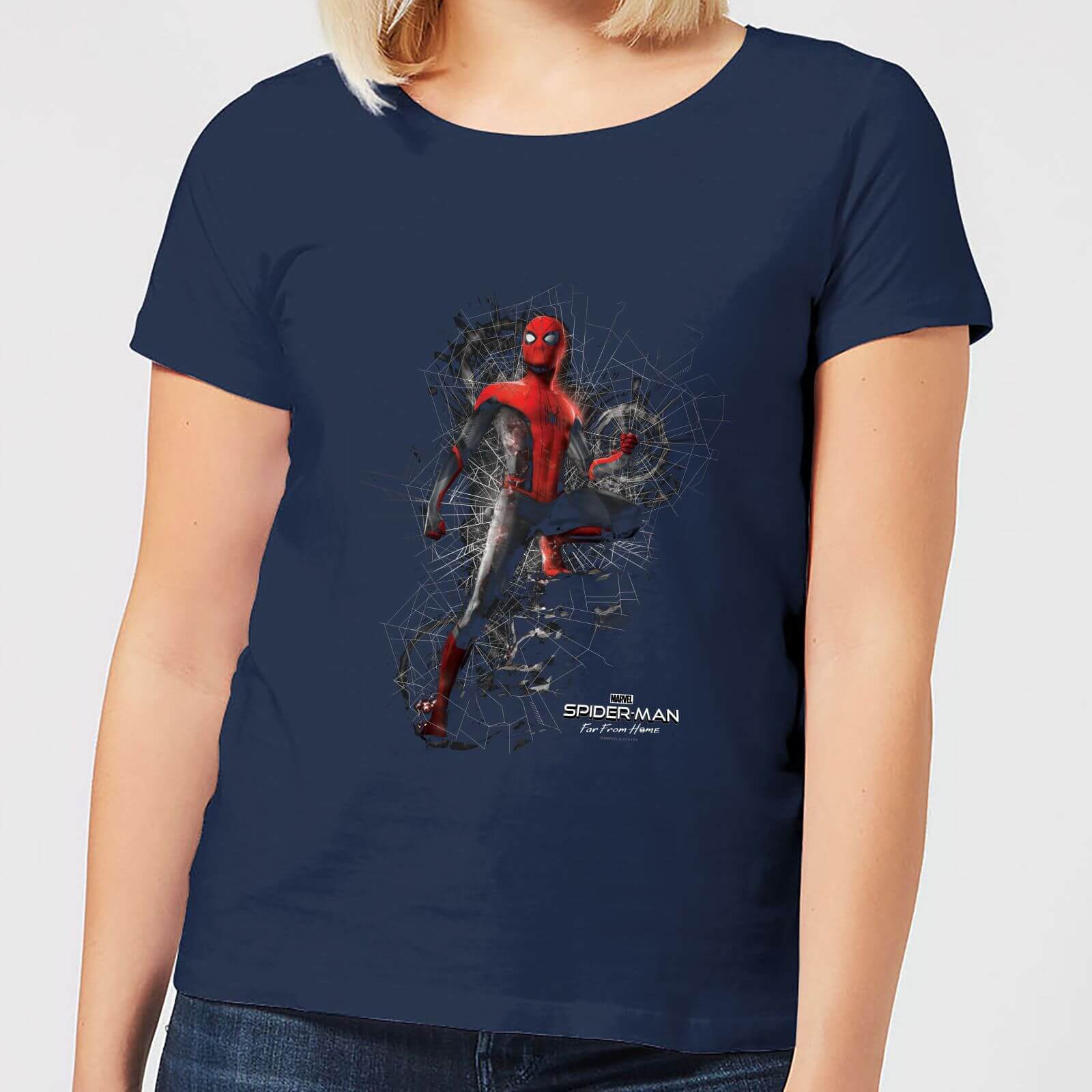 

Spider-Man Far From Home Upgraded Suit Women's T-Shirt - Navy - S - Navy