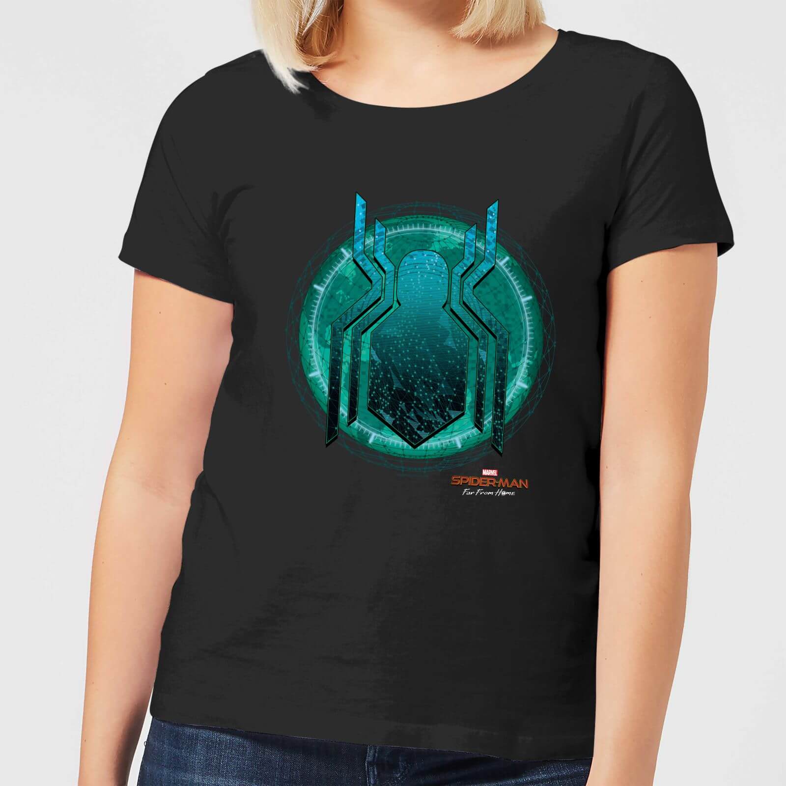 

Spider-Man Far From Home Stealth Globe Women's T-Shirt - Black - XXL