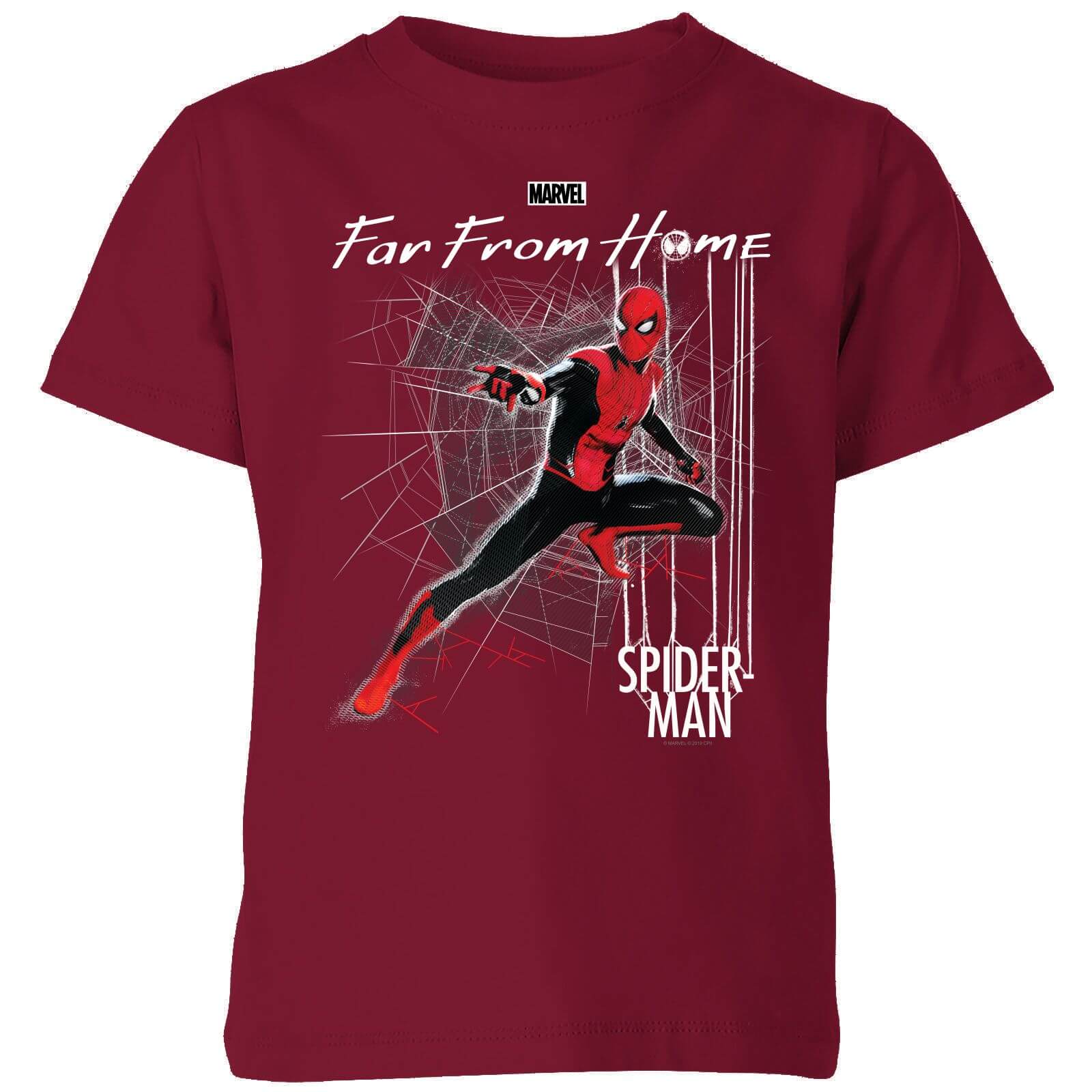 

Spider-Man Far From Home Web Tech Kids' T-Shirt - Burgundy - 11-12 ans