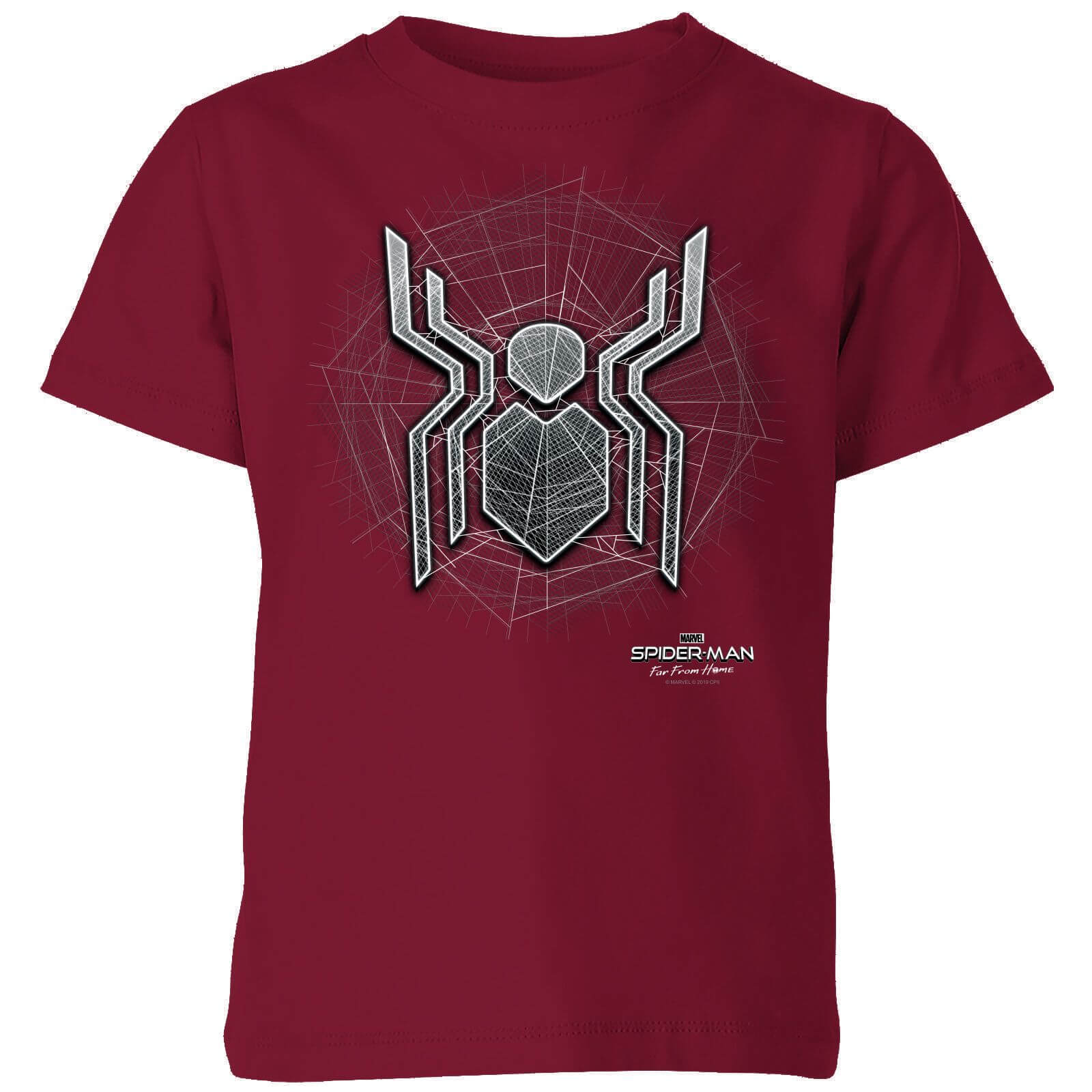 

Spider-Man Far From Home Web Icon Kids' T-Shirt - Burgundy - 11-12 ans - Burgundy