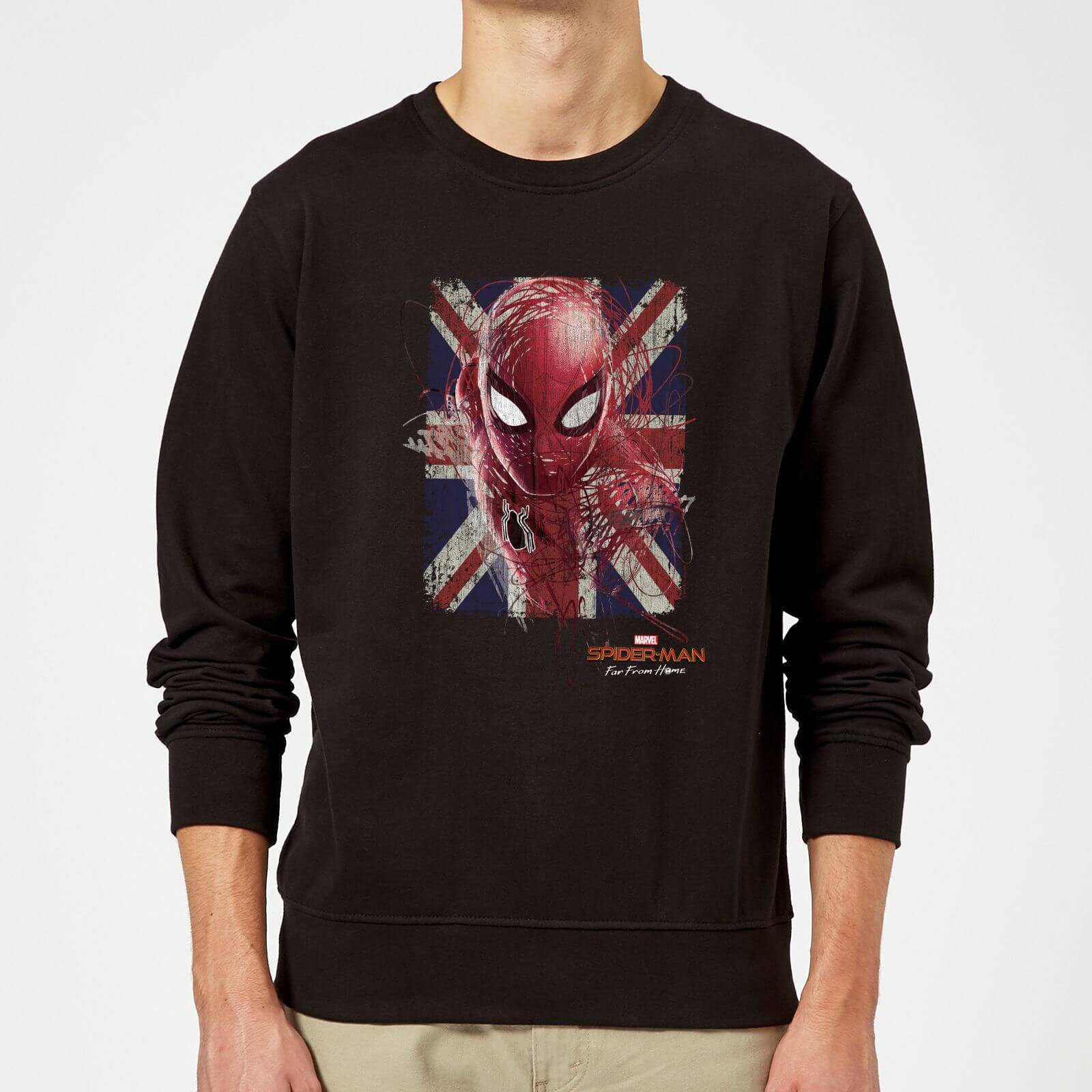 

Spider-Man Far From Home British Flag Sweatshirt - Black - XXL