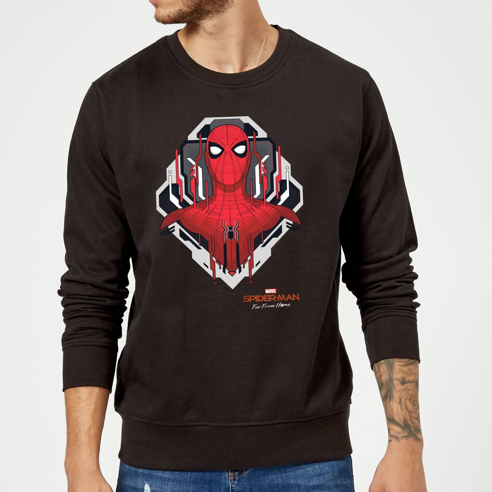 

Spider-Man Far From Home Web Tech Badge Sweatshirt - Black - M - Noir