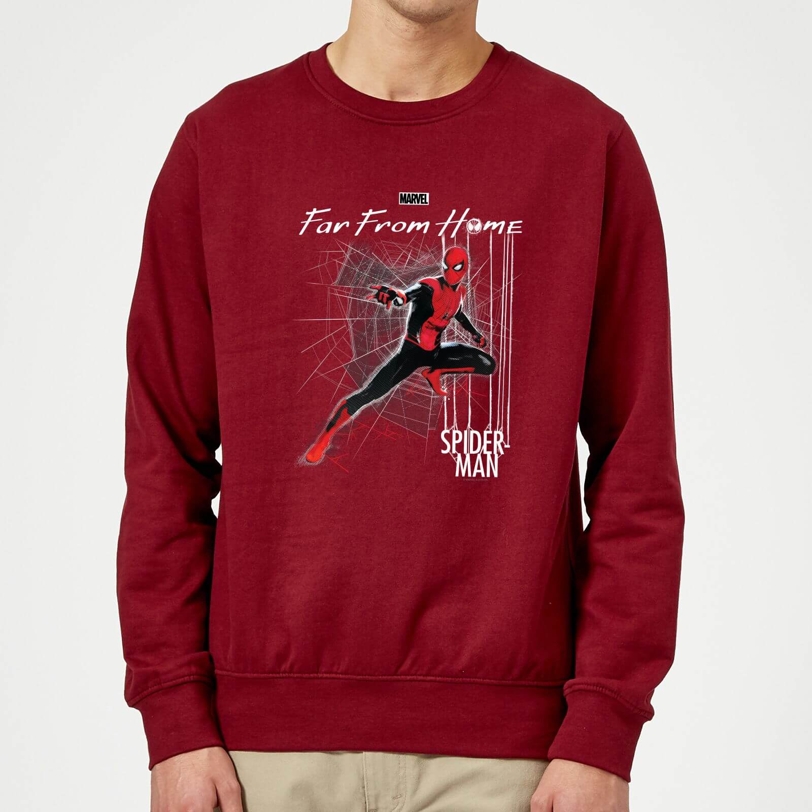 Spider-Man Far From Home Web Tech Sweatshirt - Burgundy - S - Burgundy