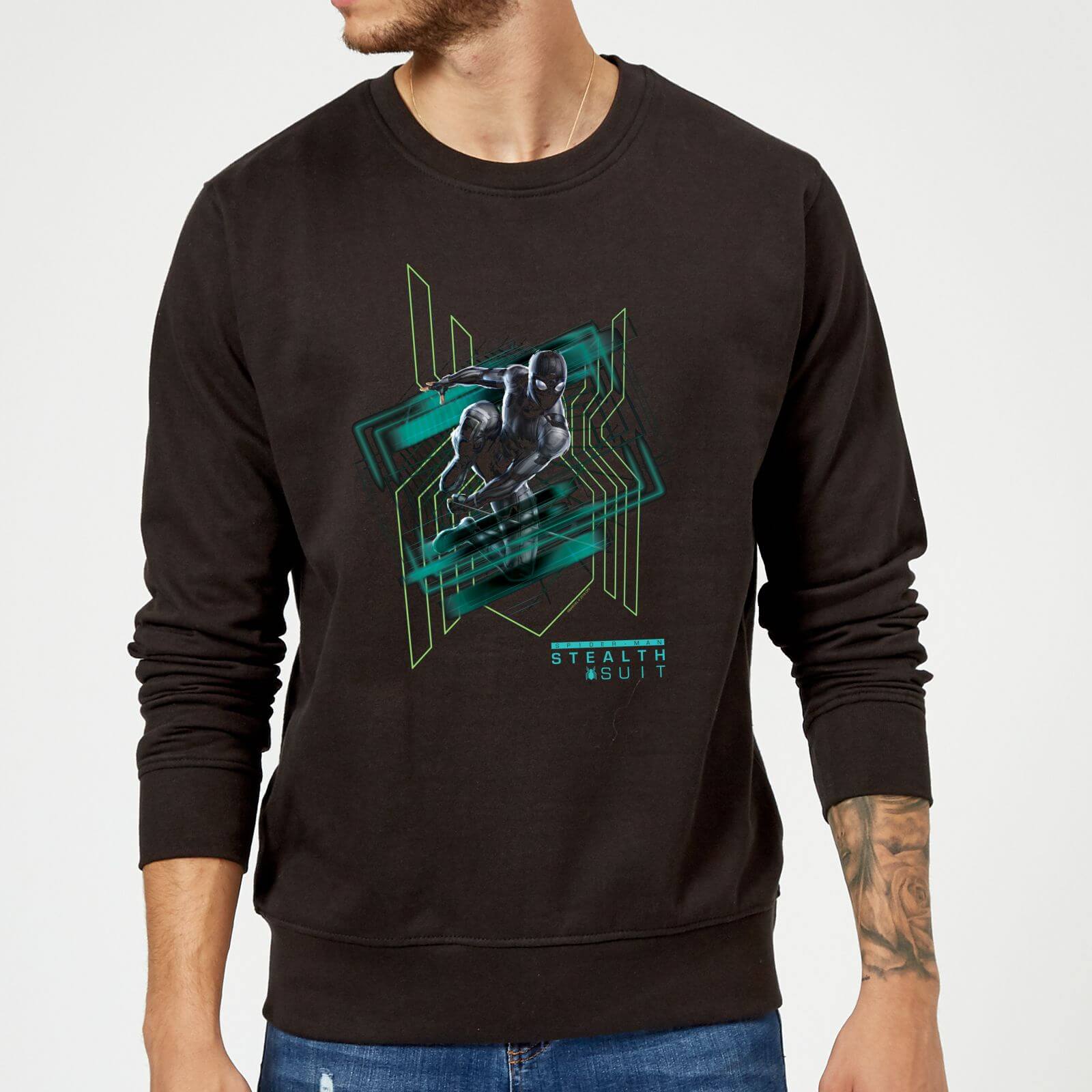 

Spider-Man Far From Home Stealth Suit Sweatshirt - Black - S - Noir