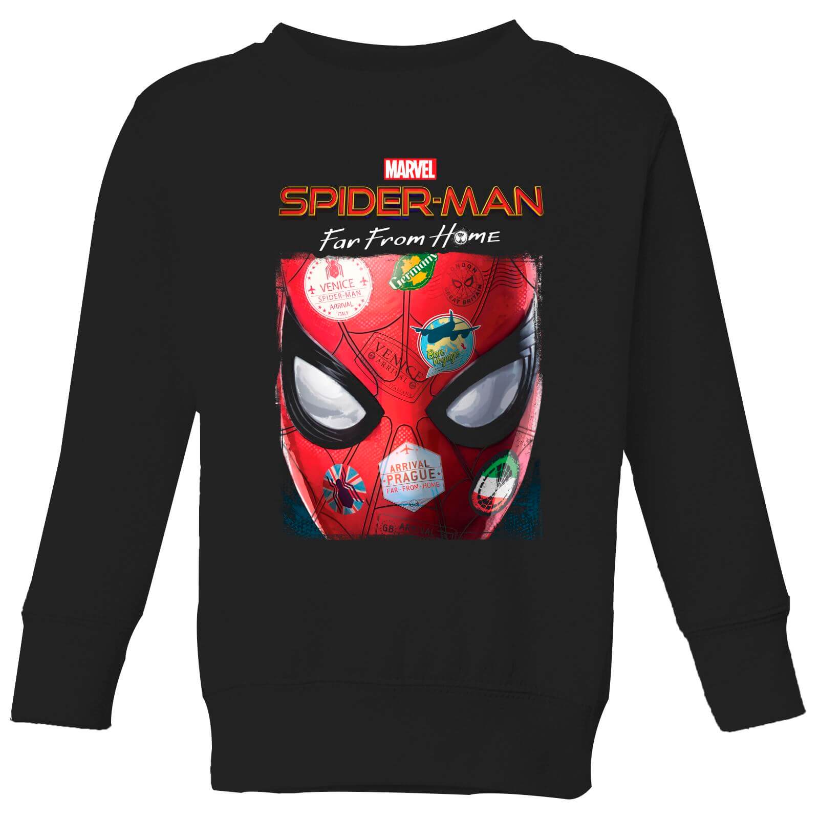 

Spider-Man Far From Home Stickers Mask Kids' Sweatshirt - Black - 7-8 ans