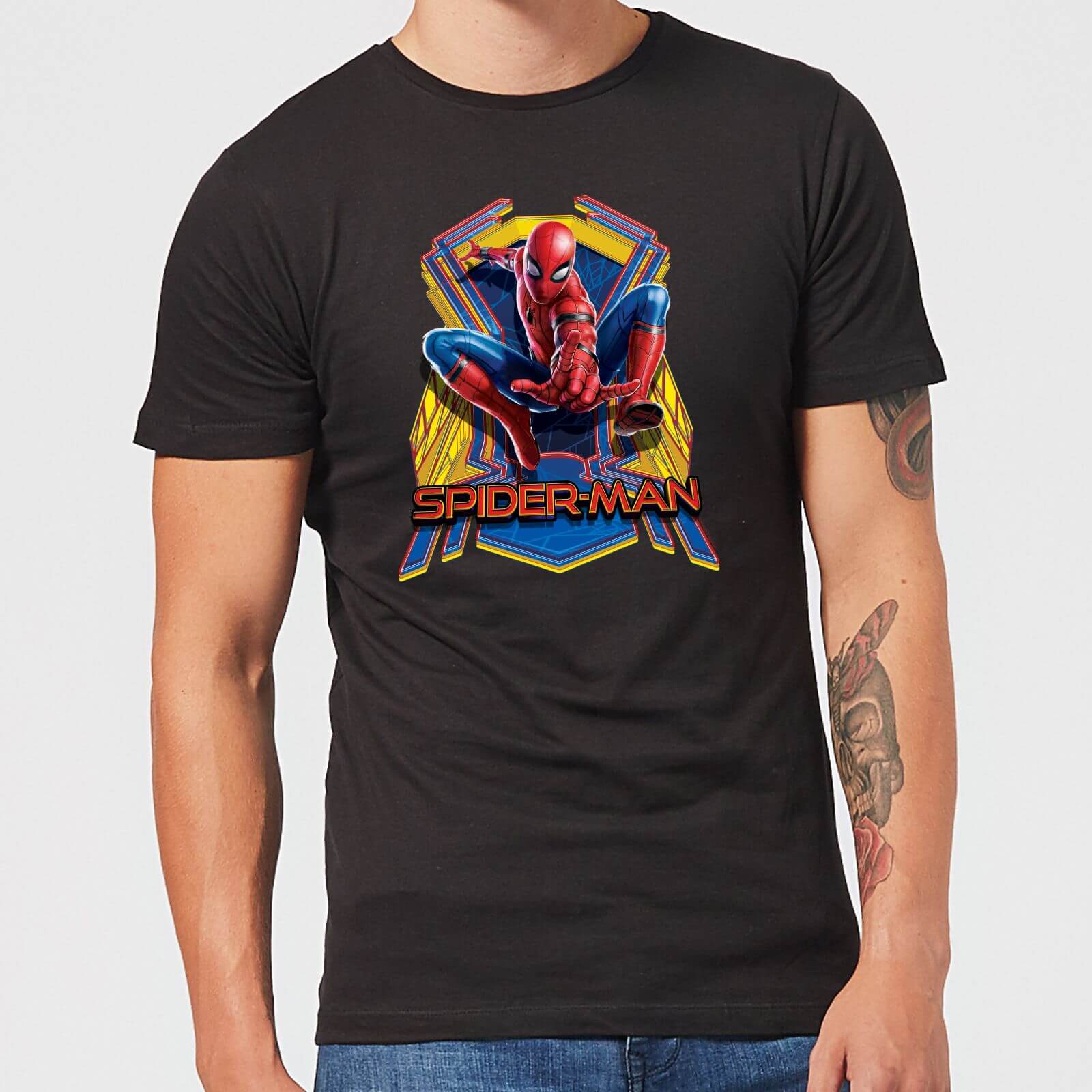 

Spider-Man Far From Home Jump Men's T-Shirt - Black - M