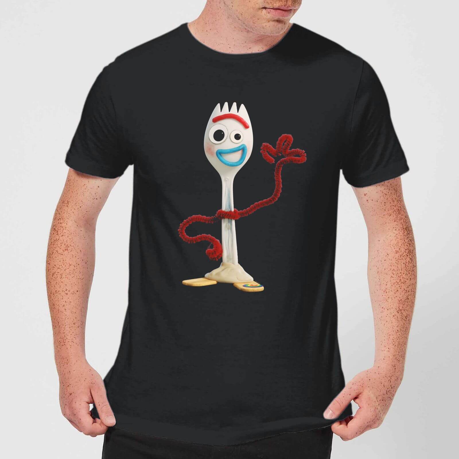 

Toy Story 4 Forky Men's T-Shirt - Black - 5XL - Nero