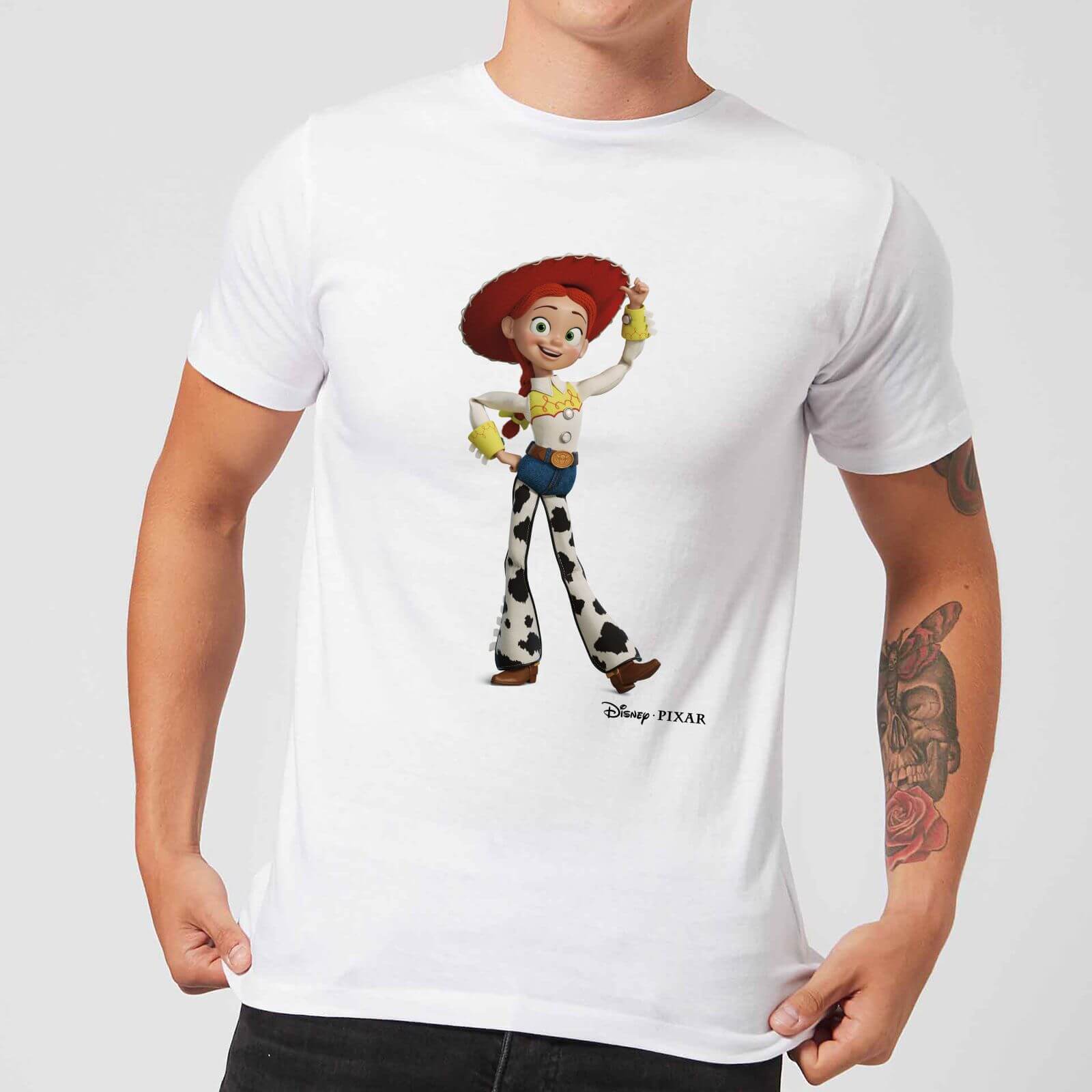 Toy Story 4 Jessie Men's T-Shirt - White - XL - Blanc. 