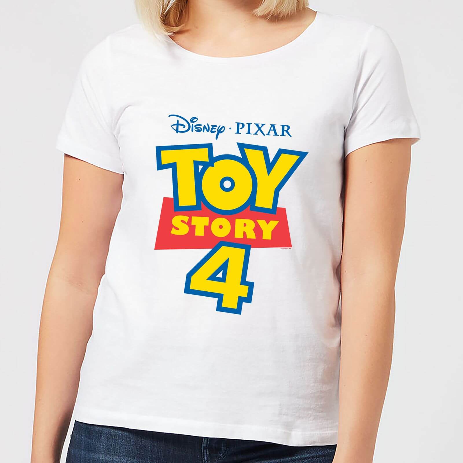 Toy Story 4 Logo Women's T-Shirt - White - S - White