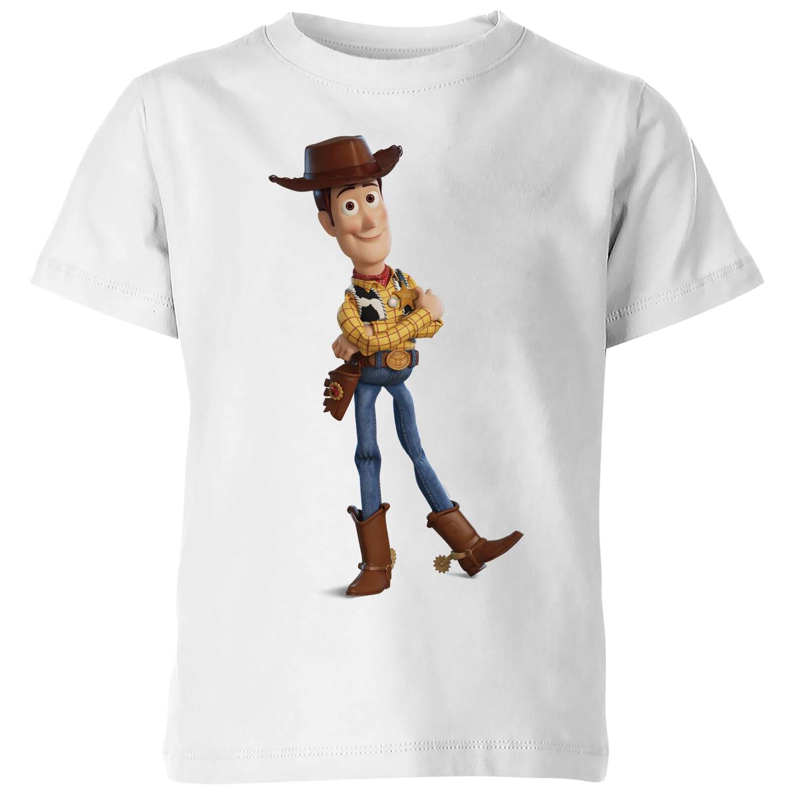 Toy Story 4 Woody Kids' T-Shirt - White - 7-8 Years - White