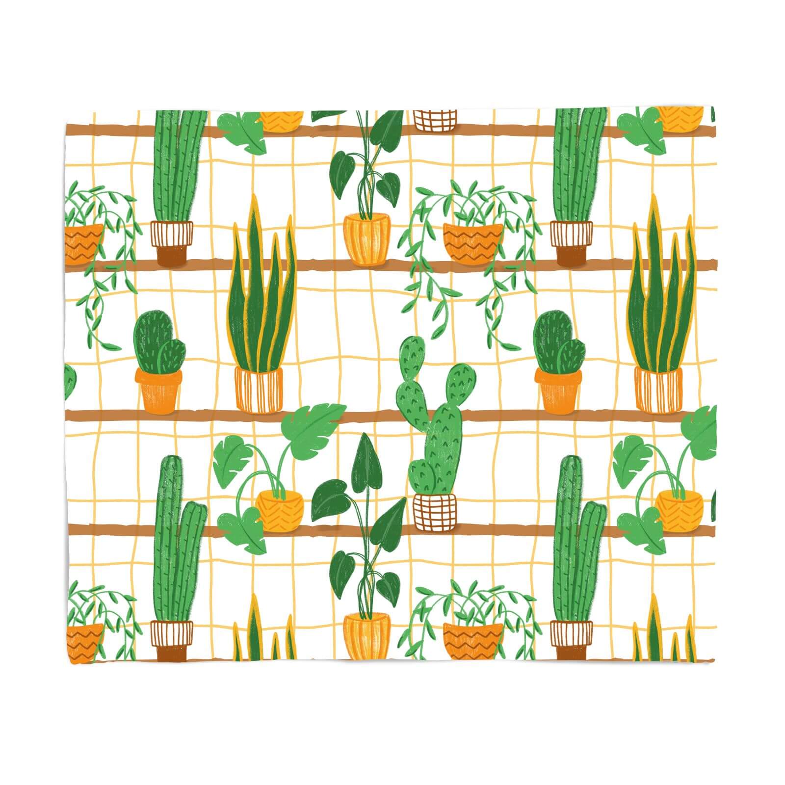 Cacti Fleece Blanket