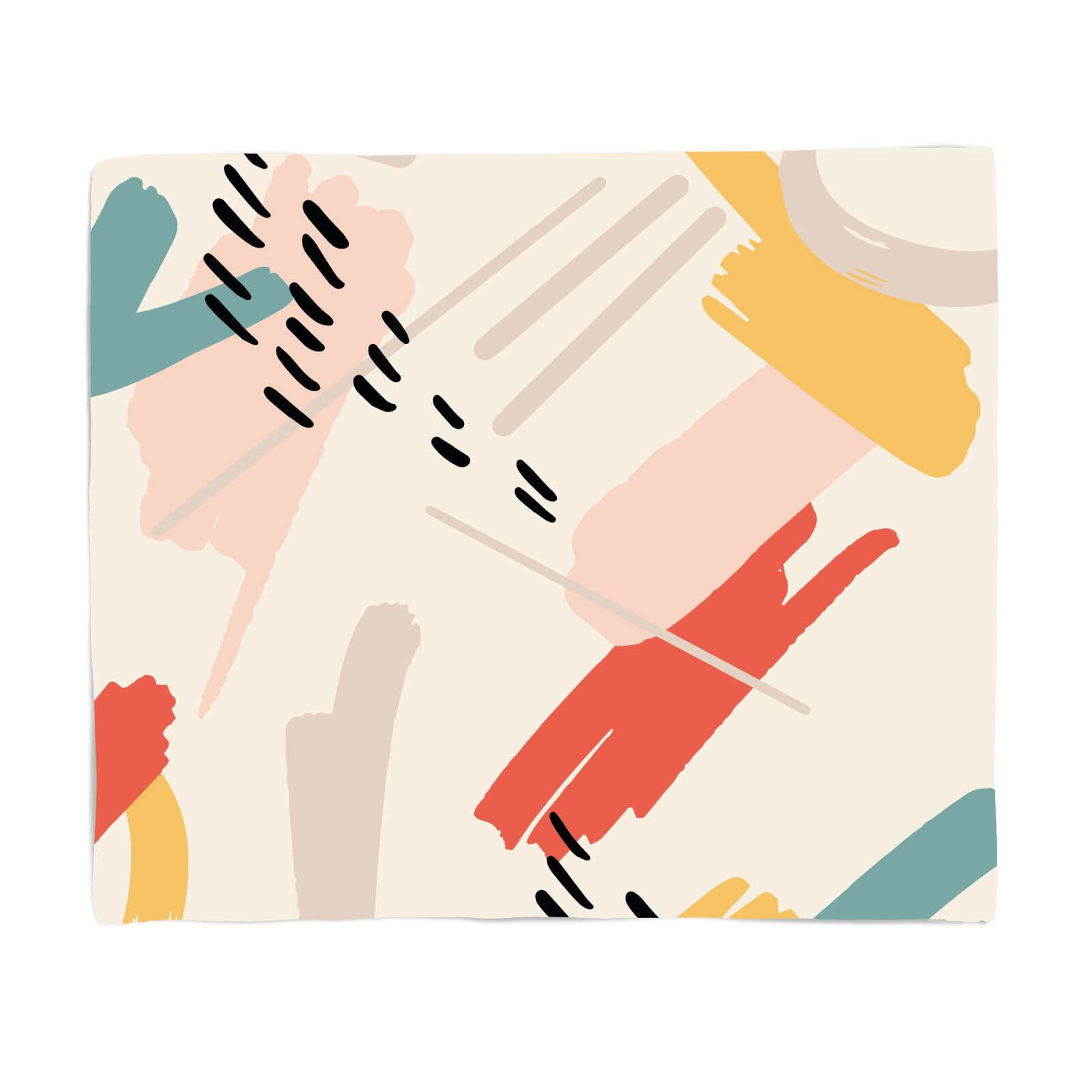 Splashes And Dashes Fleece Blanket