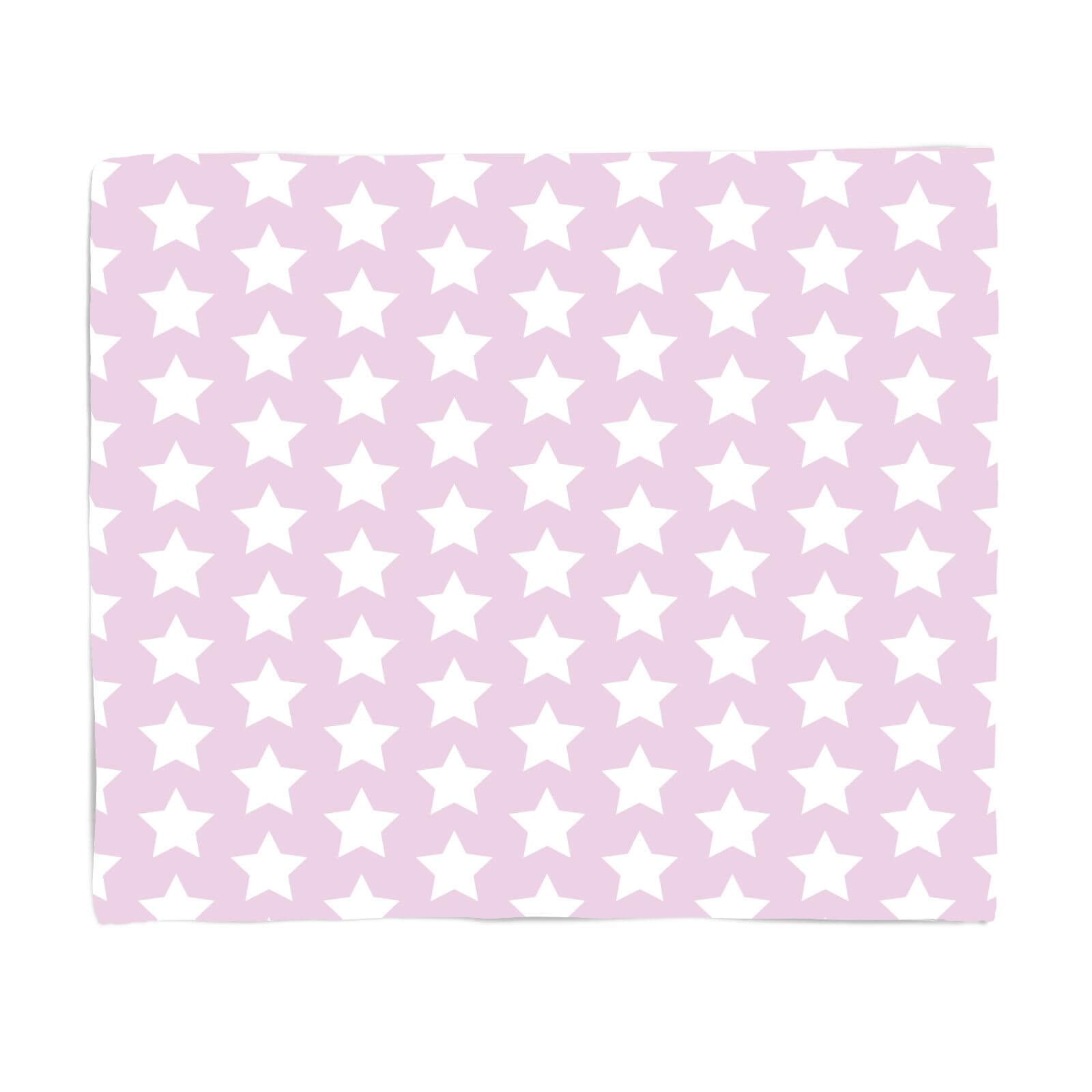 Pink Stars Fleece Blanket