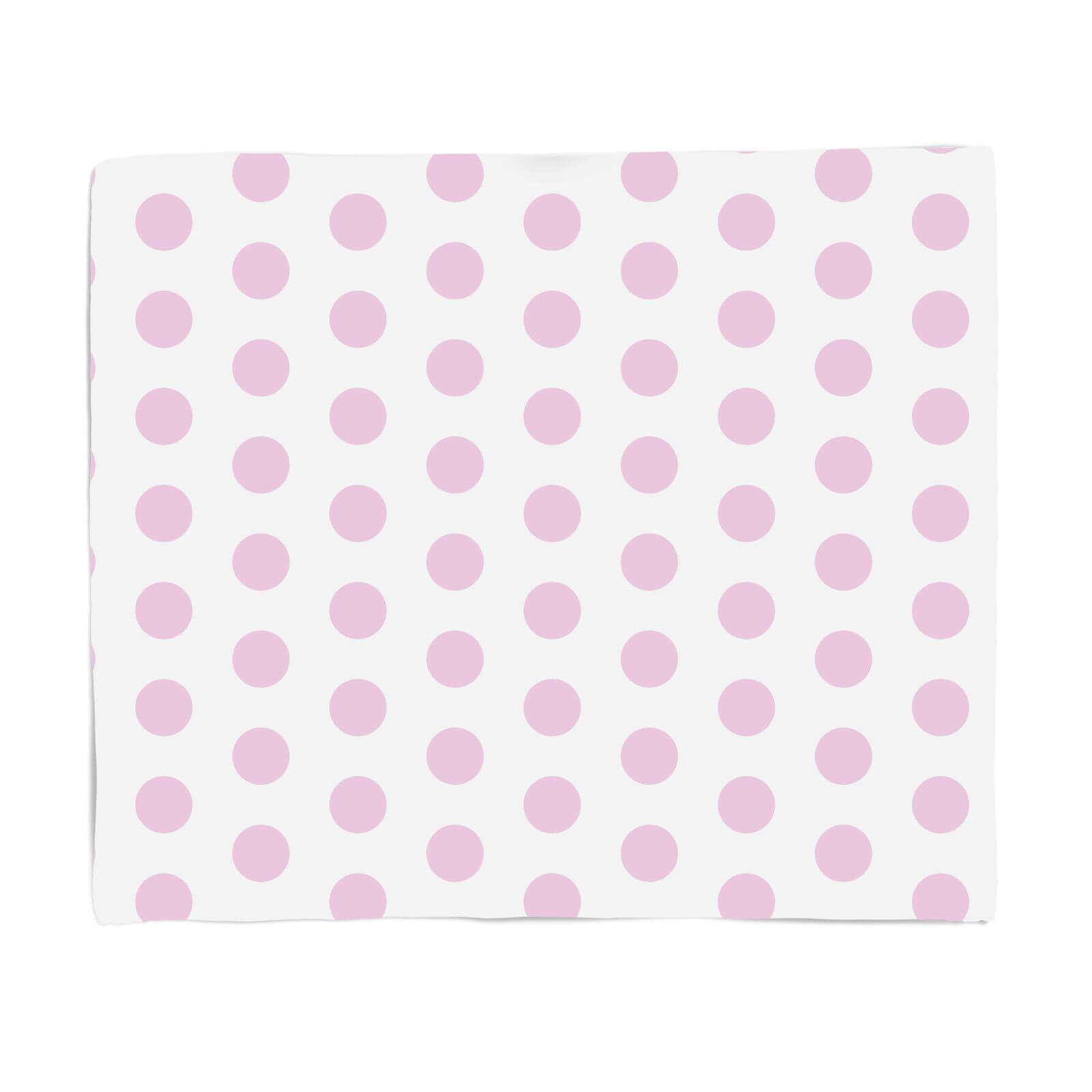 Pink Spots Fleece Blanket