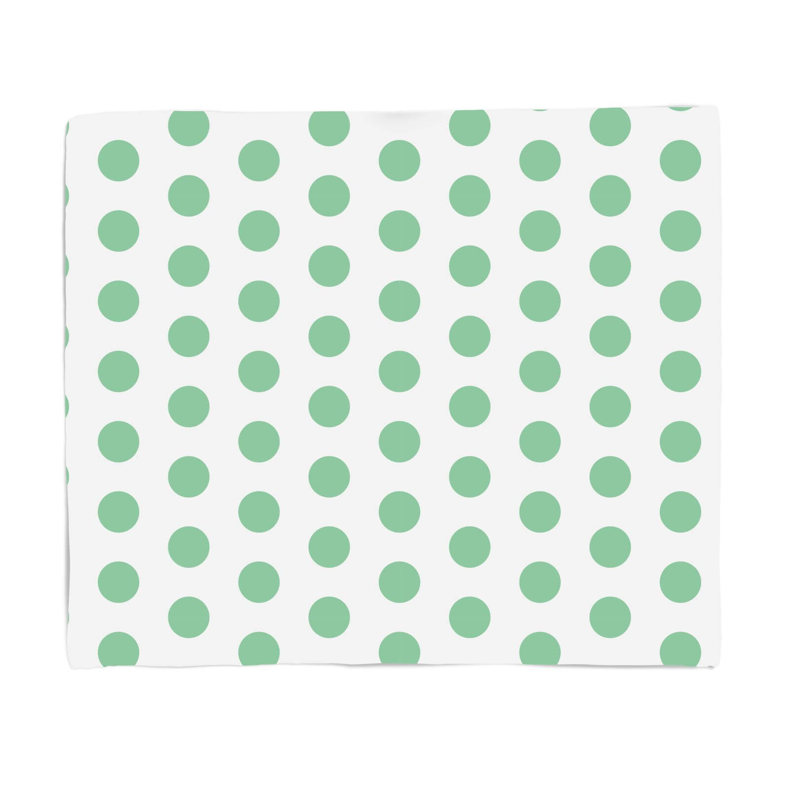 Green Spots Fleece Blanket