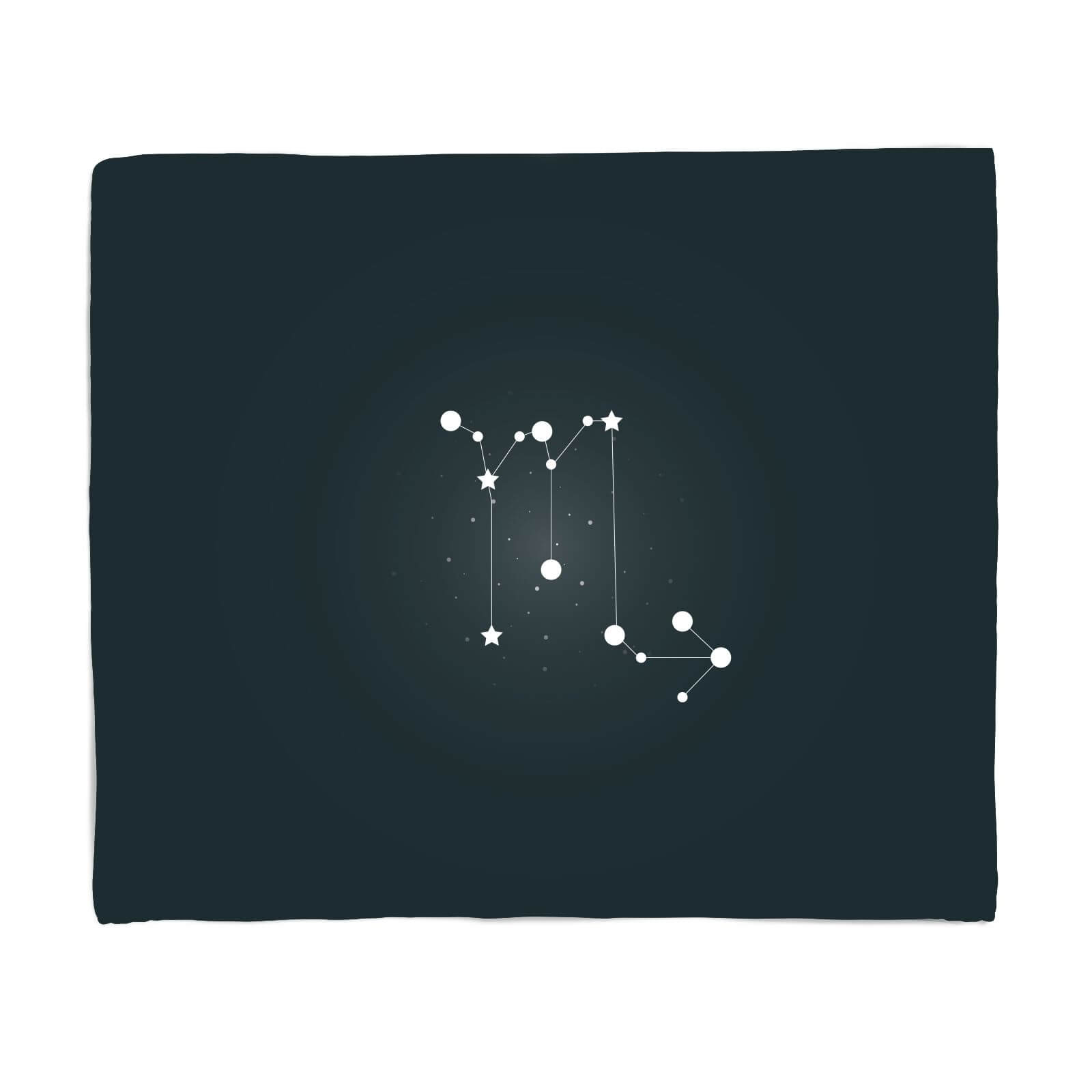 Scorpio Star Sign Fleece Blanket