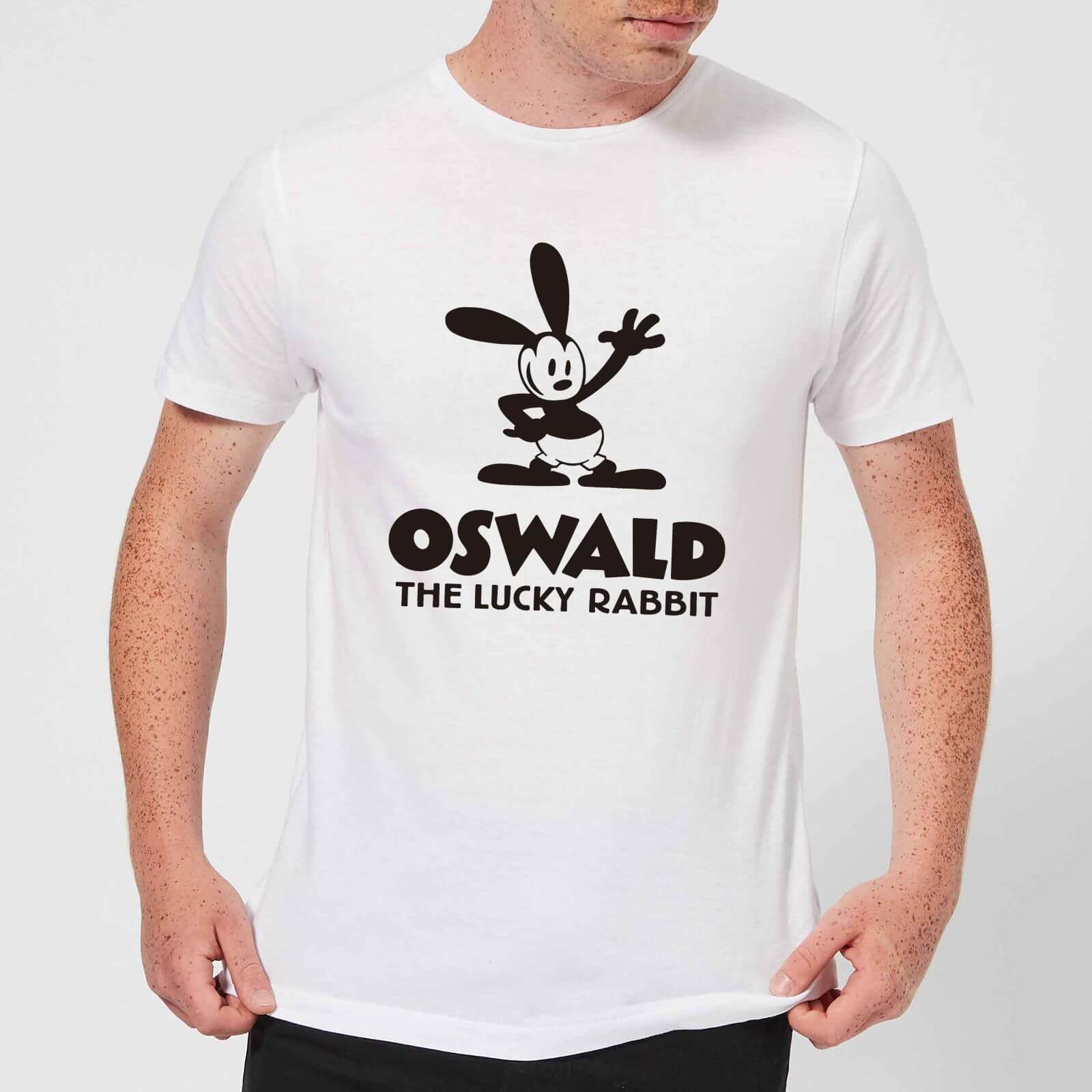 Disney Oswald The Lucky Rabbit Men's T-Shirt - White - S