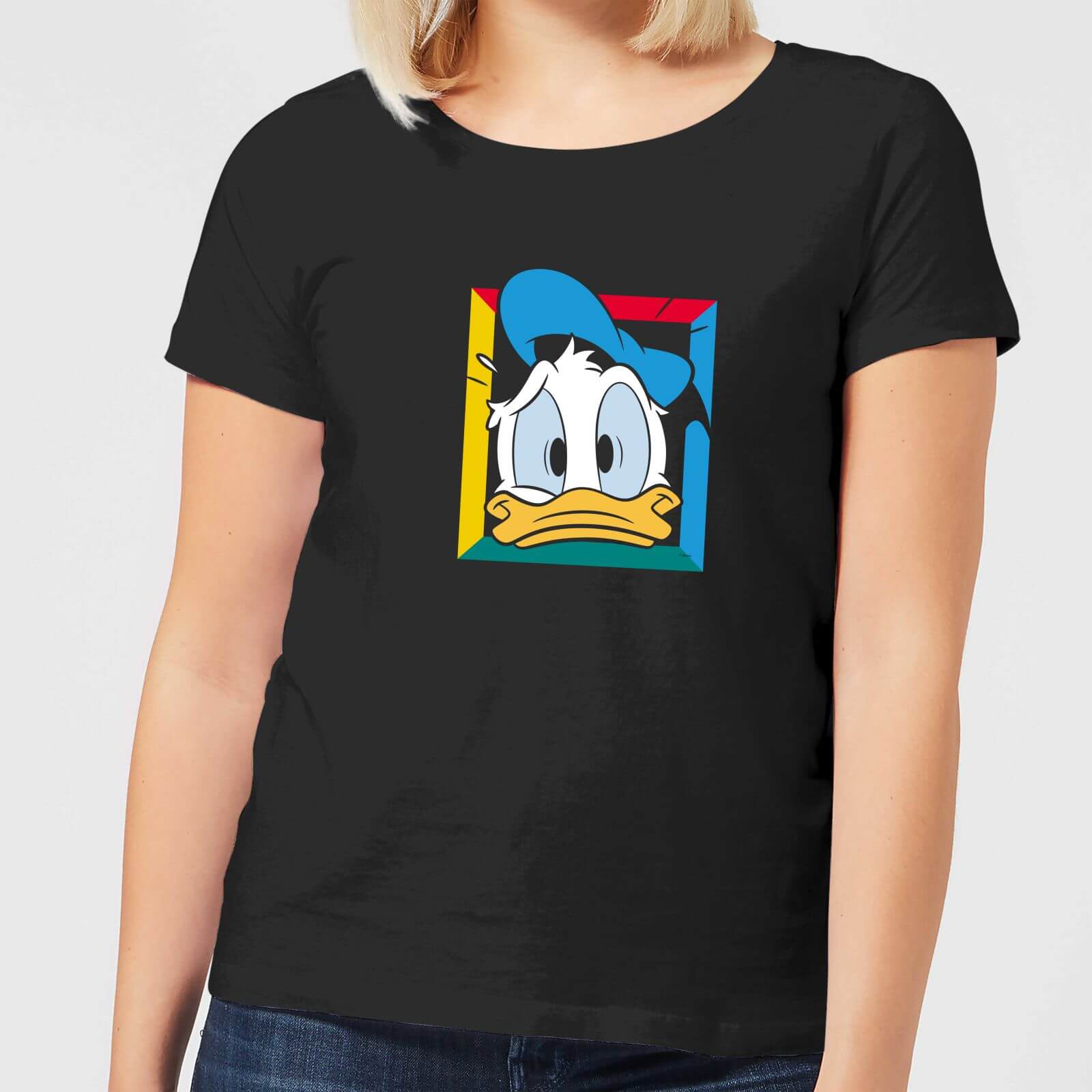 

Disney Donald Face Women's T-Shirt - Black - L - Nero