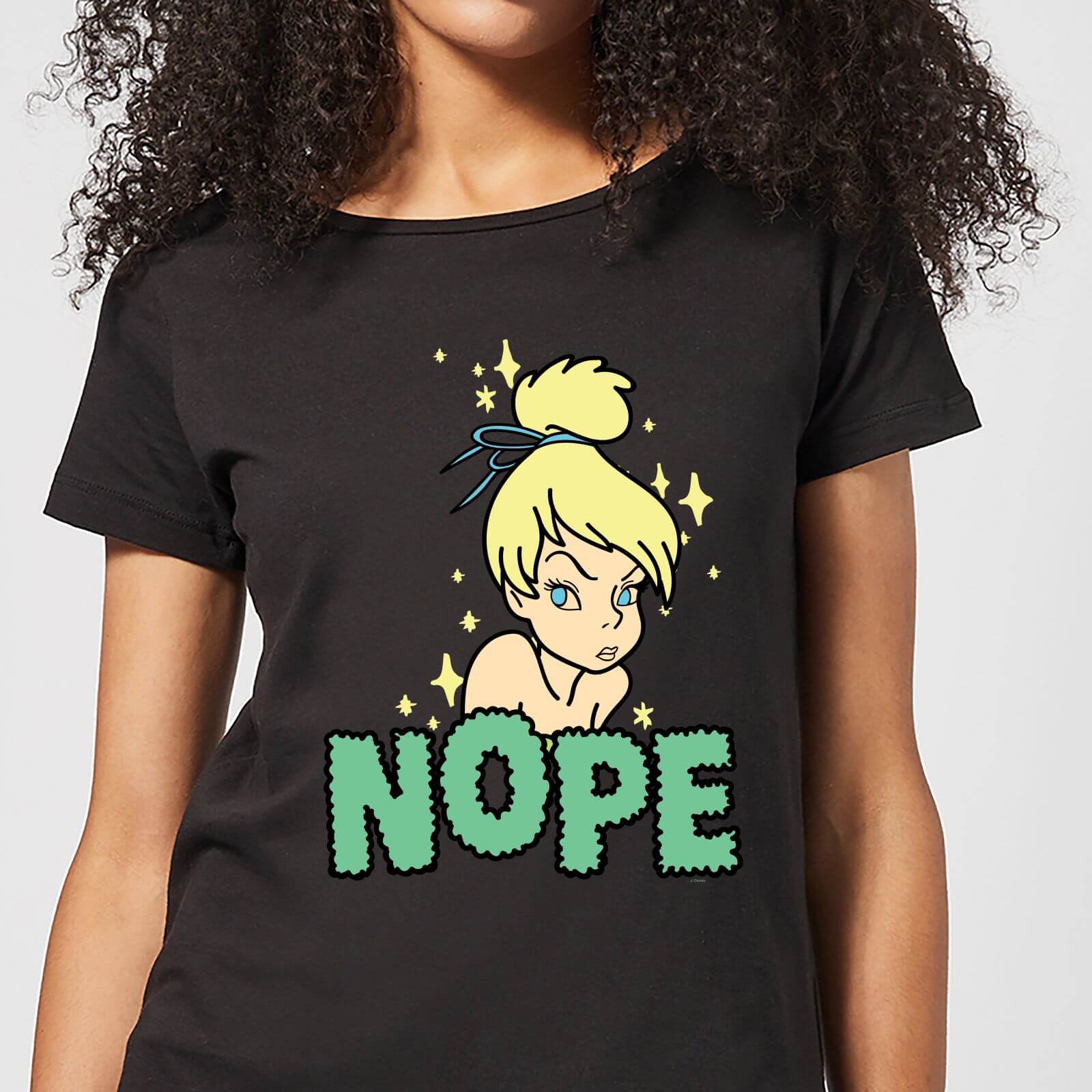 

Disney Peter Pan Tinkerbell Nope Women's T-Shirt - Black - L